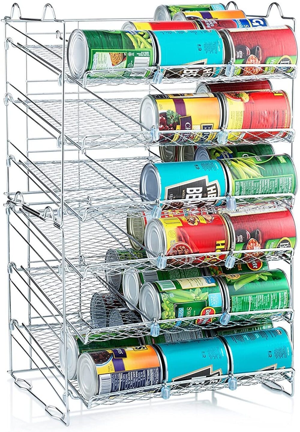 3 Tier Can Dispenser - Stackable Can Organizer Rack for Kitchen Pantry,  Countertop, and, 1 unit - Fry's Food Stores