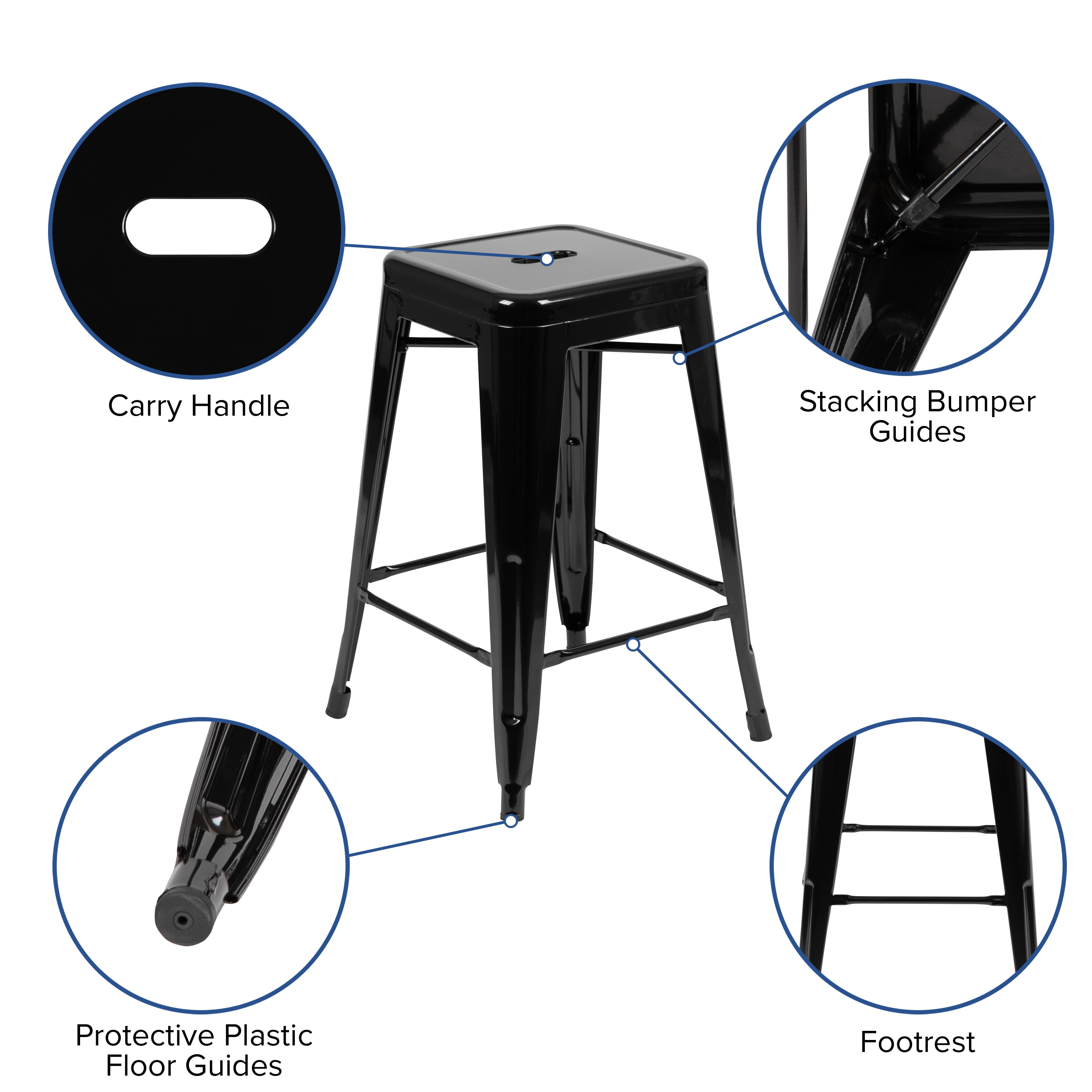 Emma + Oliver 889142516521 stools - View #10