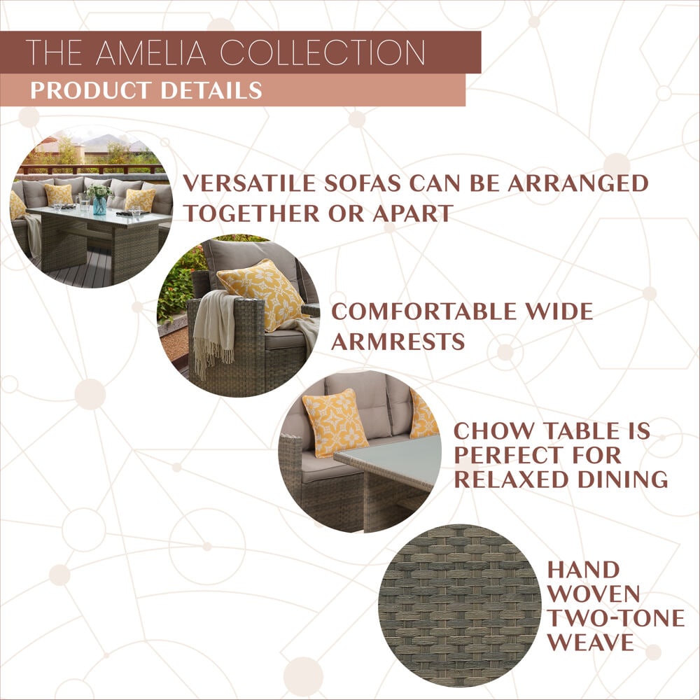 Mod Furniture AML3PC-GRY Patio-Conversation-Sets - View #3