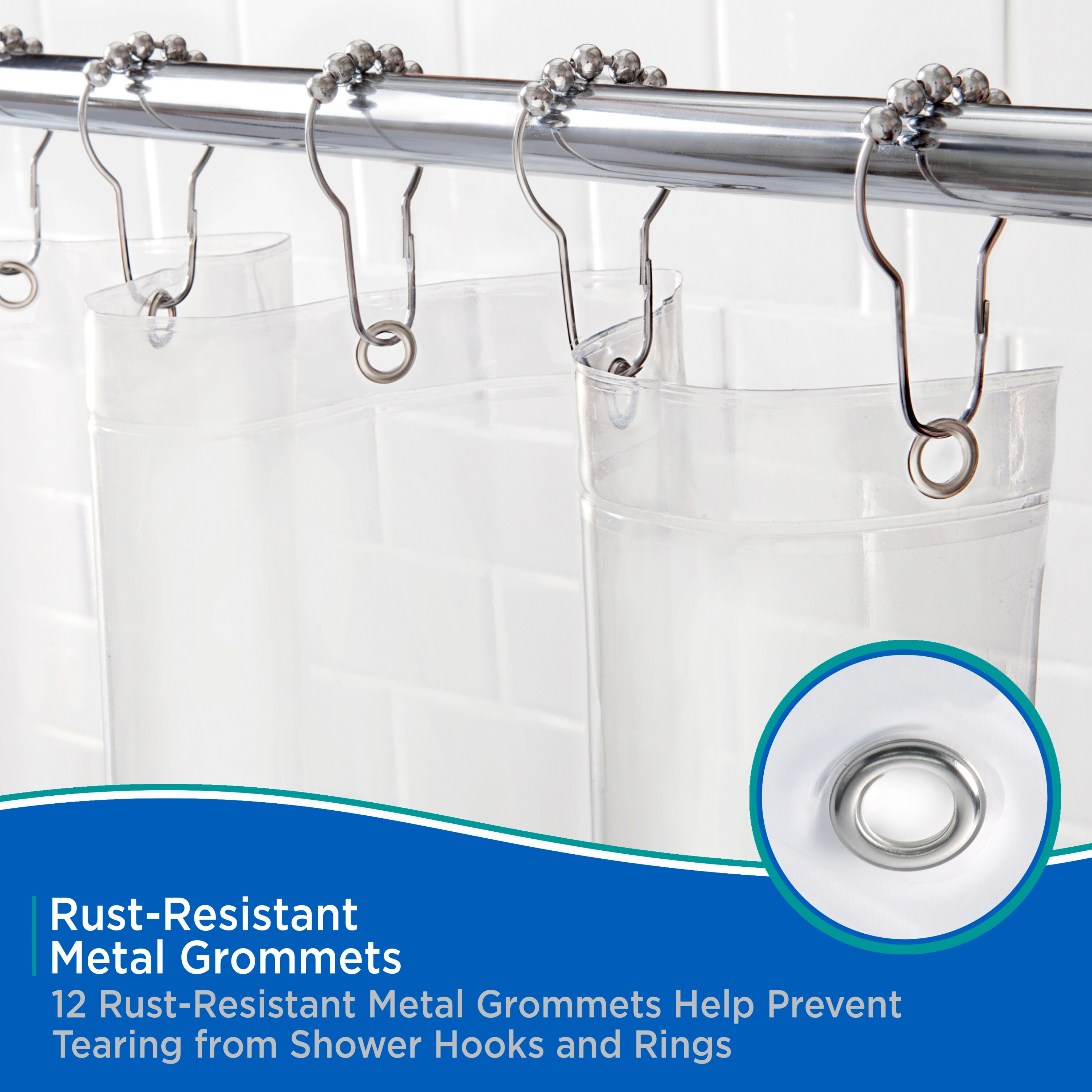Kenney KN61455 Shower-Curtains-Liners - View #4