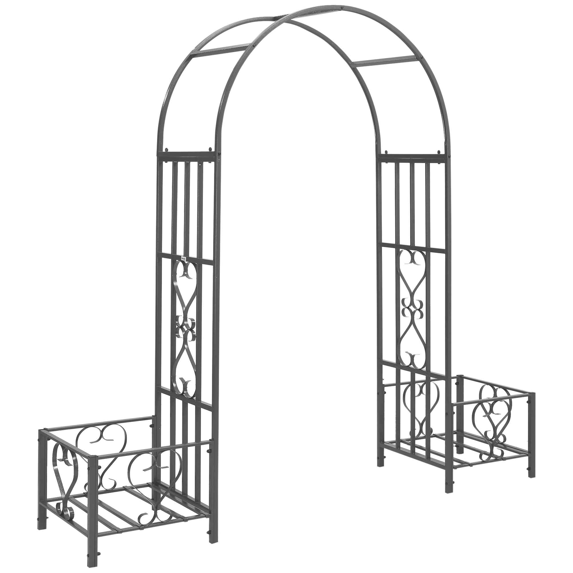 Steel Garden Arch Arbor Garden Arbors At Lowes.com