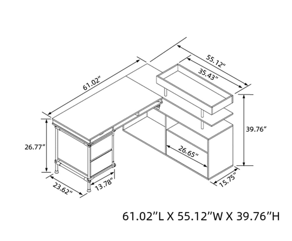 CASAINC WF-PW001D-LA desks - View #4