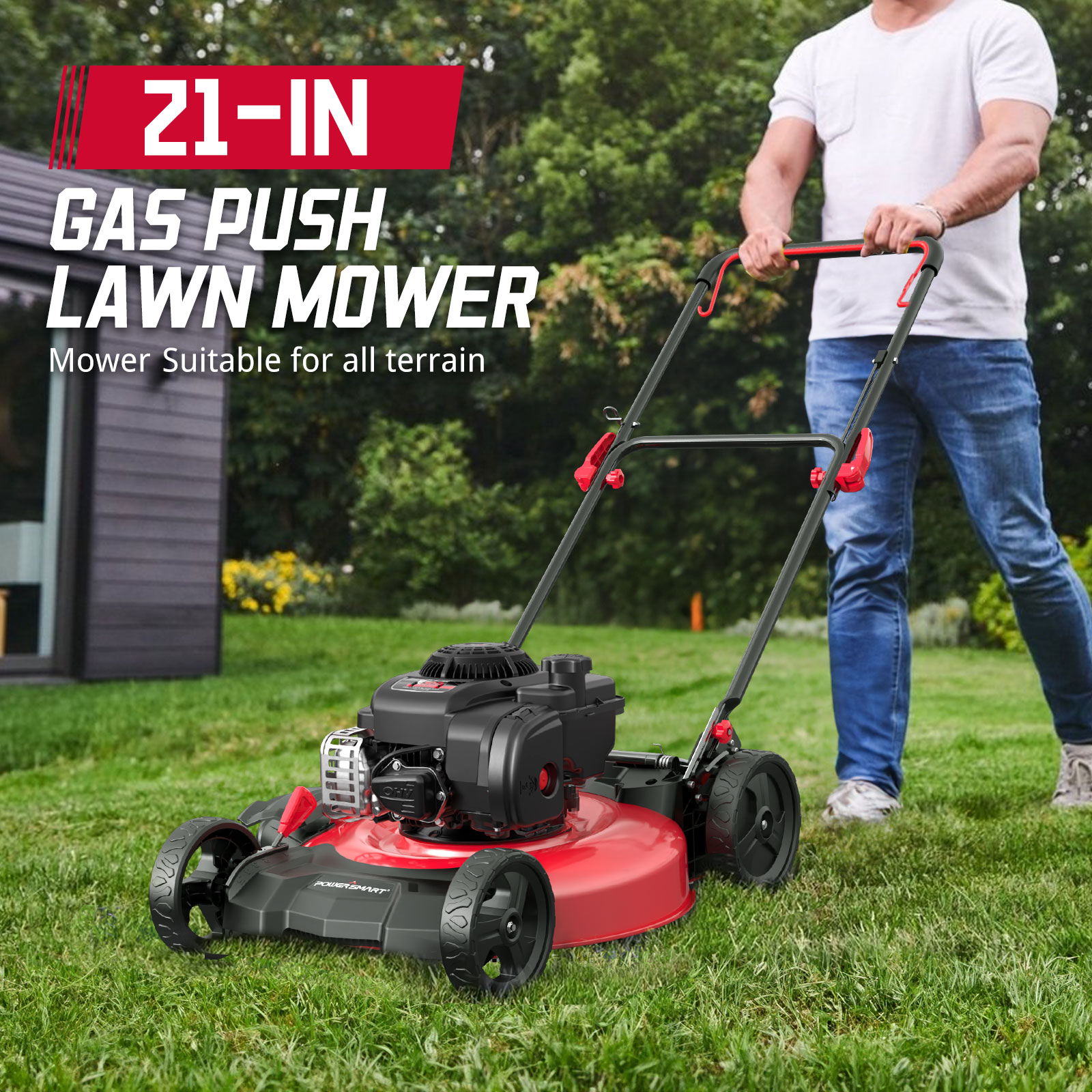 PowerSmart B8621C Gas-Walk-Behind-Mowers - View #6