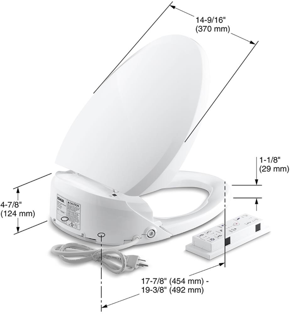 KOHLER 4709-0 Bidet-Toilet-Seats - View #7