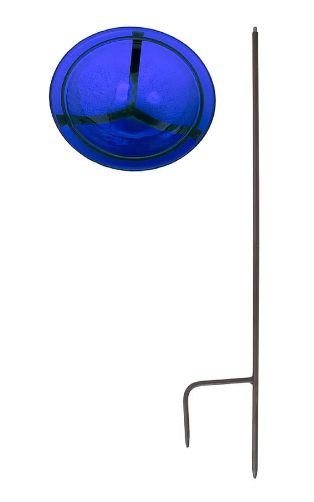 Minuteman International GBB-01 39-Inches H Cobalt Blue Glass Complete birdbath