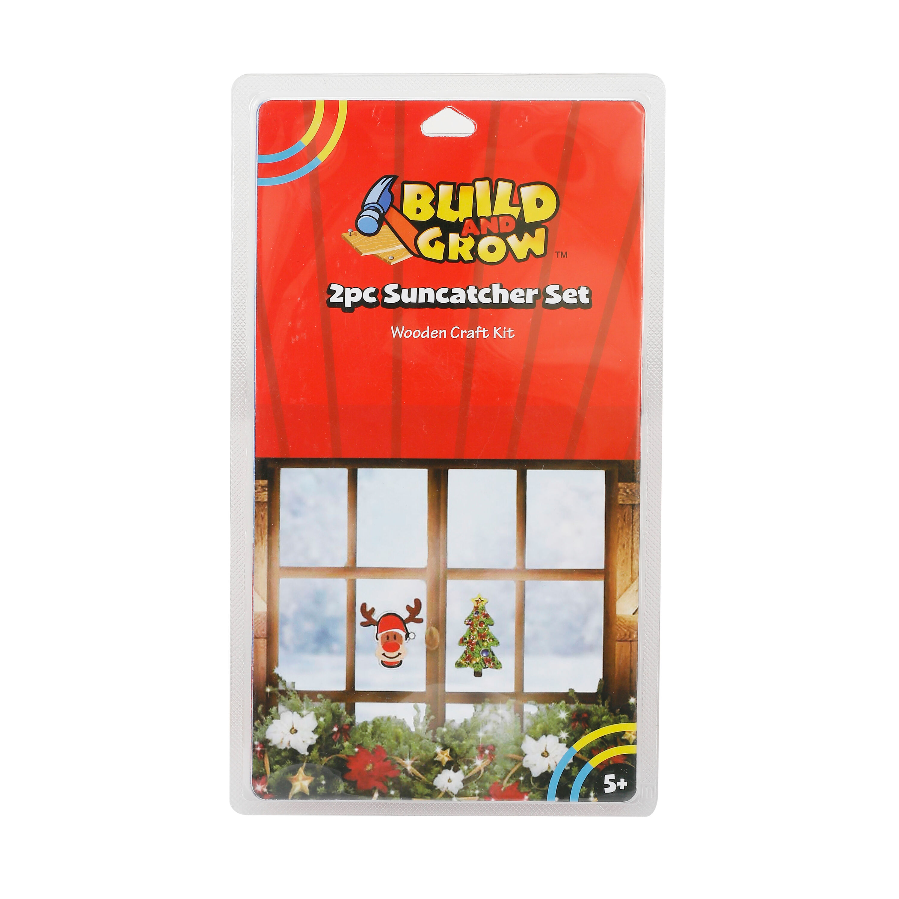 Build and Grow 54306 Holiday Suncatcher Kid's Project Kit