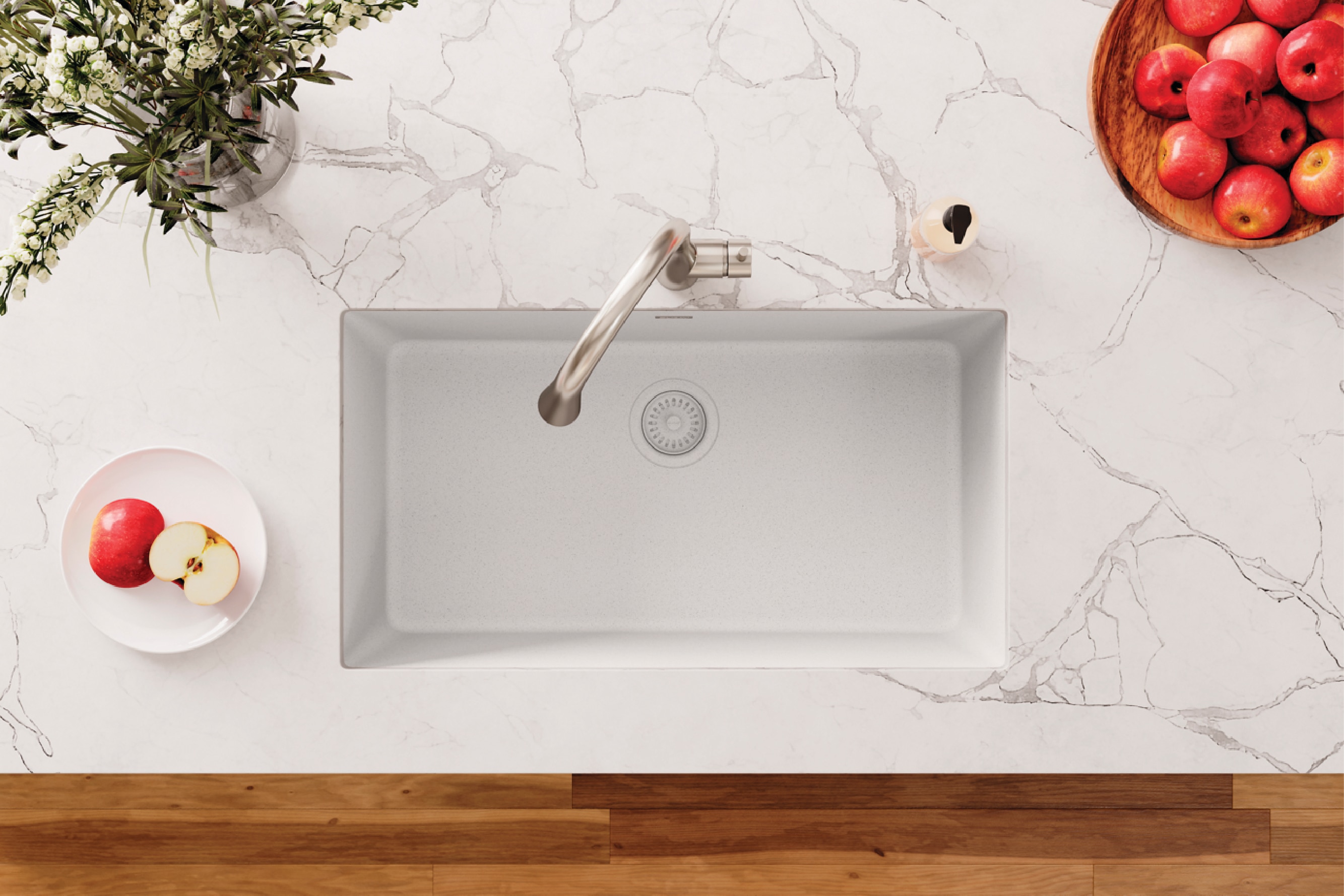 Elkay ELGRU13322WH0 Kitchen-Sinks - View #4
