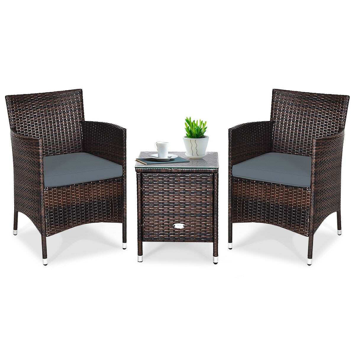 WELLFOR OUJ63850GR Patio-Conversation-Sets - View #5