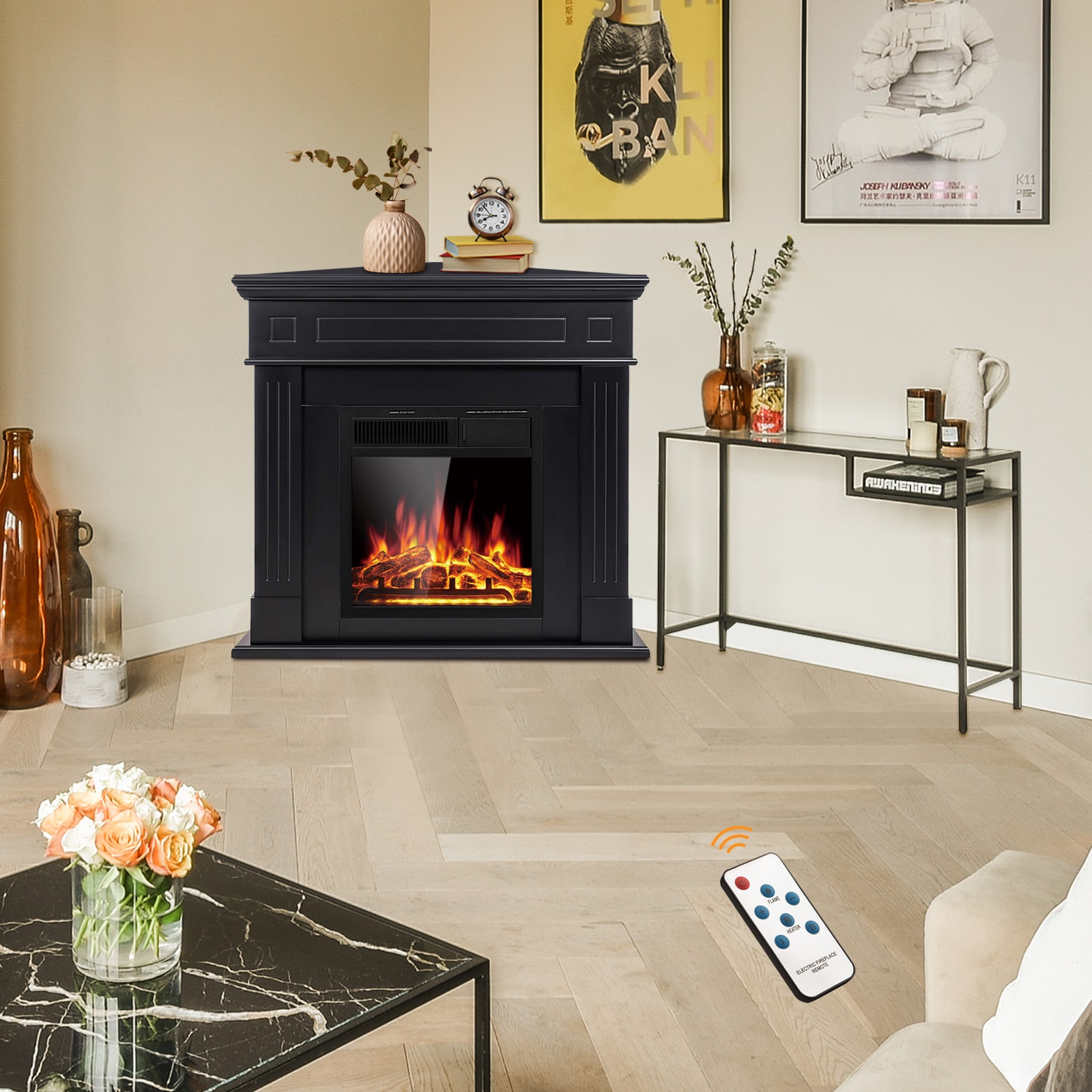 COWSAR LSM0127B Electric-Fireplaces - View #5