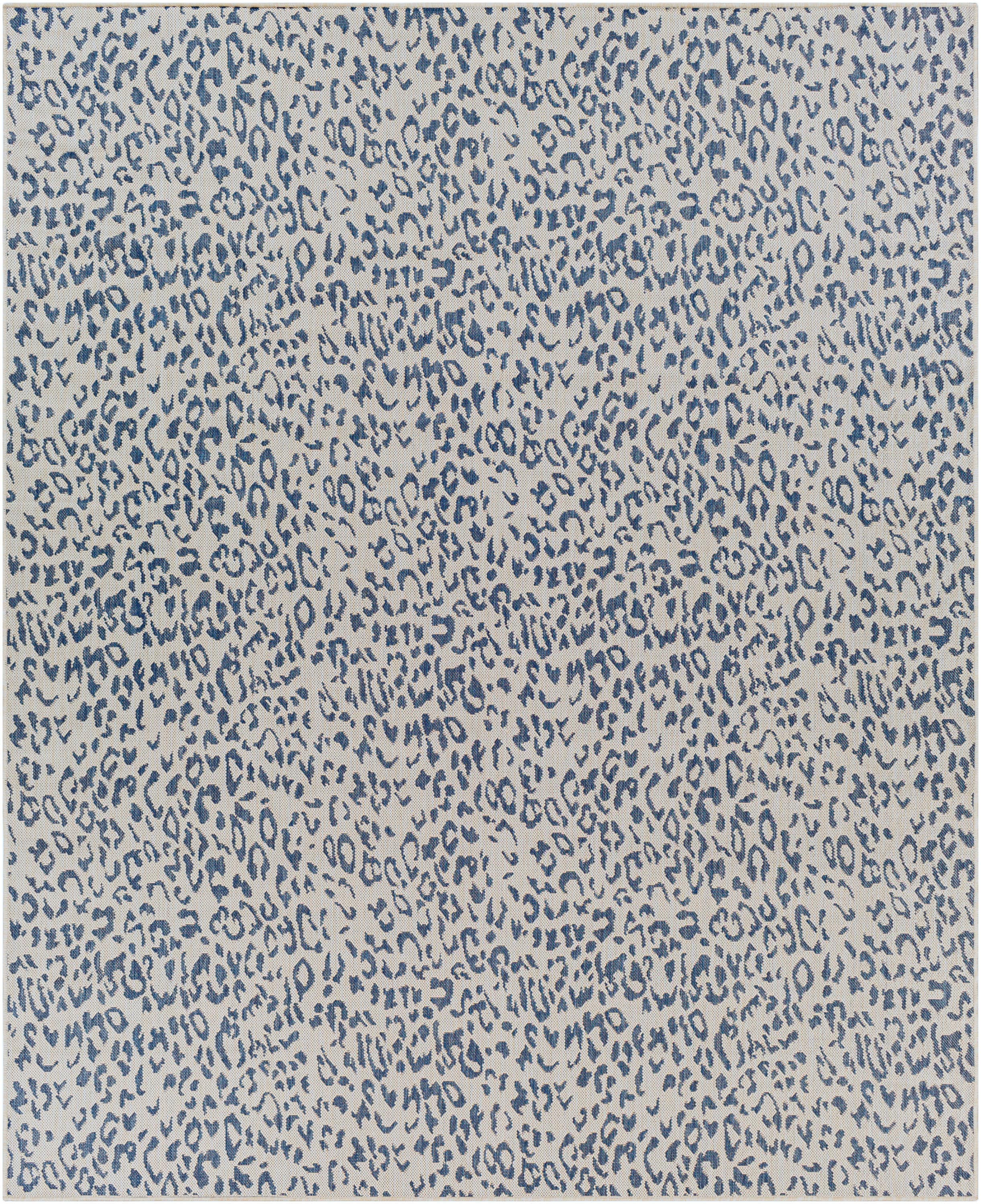 Artistic Weavers MBU2311-71010 Malibu 8 x 10 Denim Indoor/Outdoor Geometric Mid-century Modern Area Rug