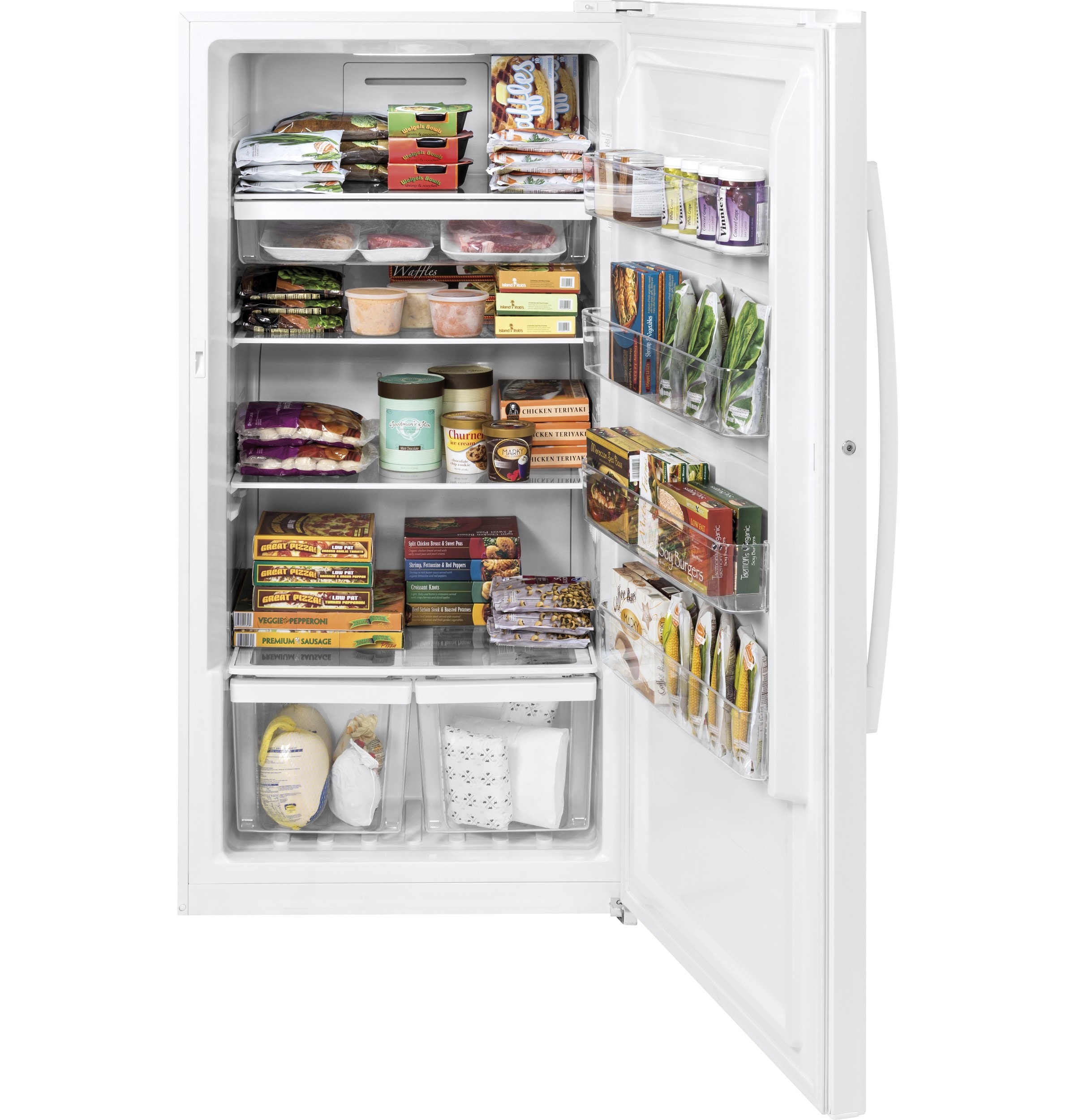 FUF17SMRWW by GE Appliances - GE® 17.3 Cu. Ft. Frost-Free Garage Ready  Upright Freezer
