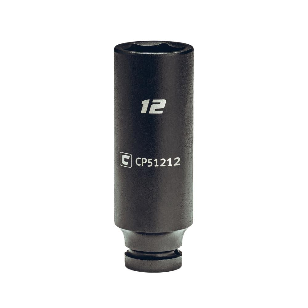 Capri Tools CP51212 Metric 1/4-in Drive 12mm 6-point Impact Socket Individual
