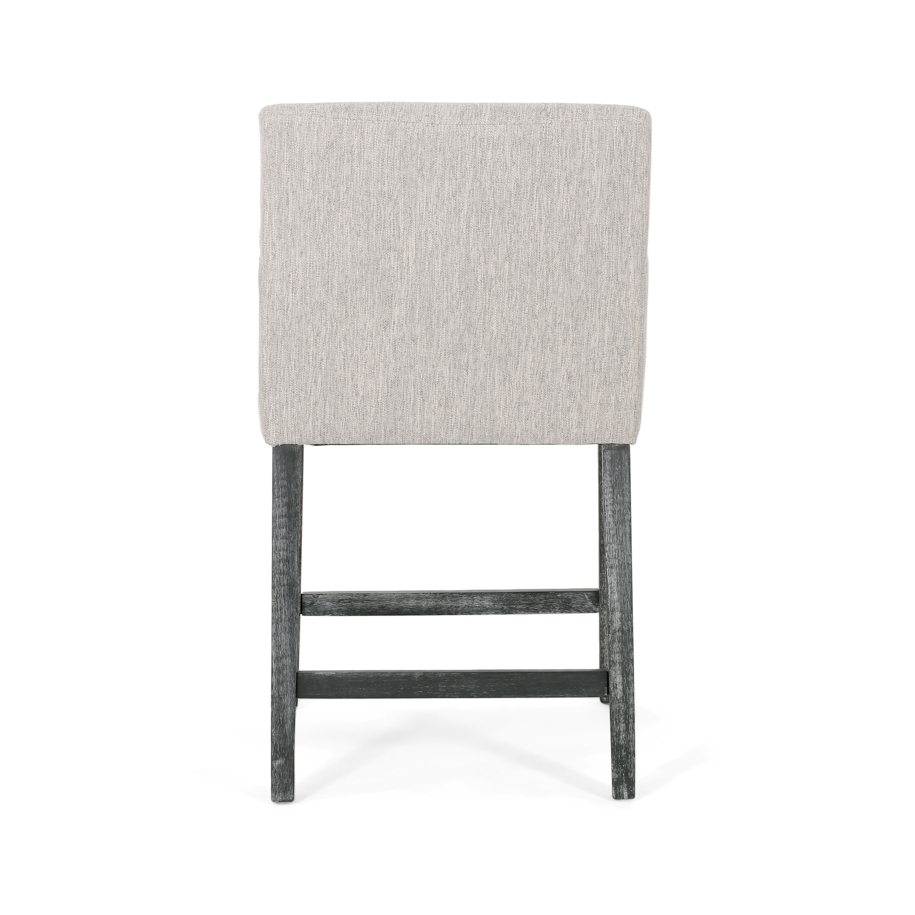 Chaparral Light Gray Upholstered Wood 26 inch Counter Stools, Set of 2