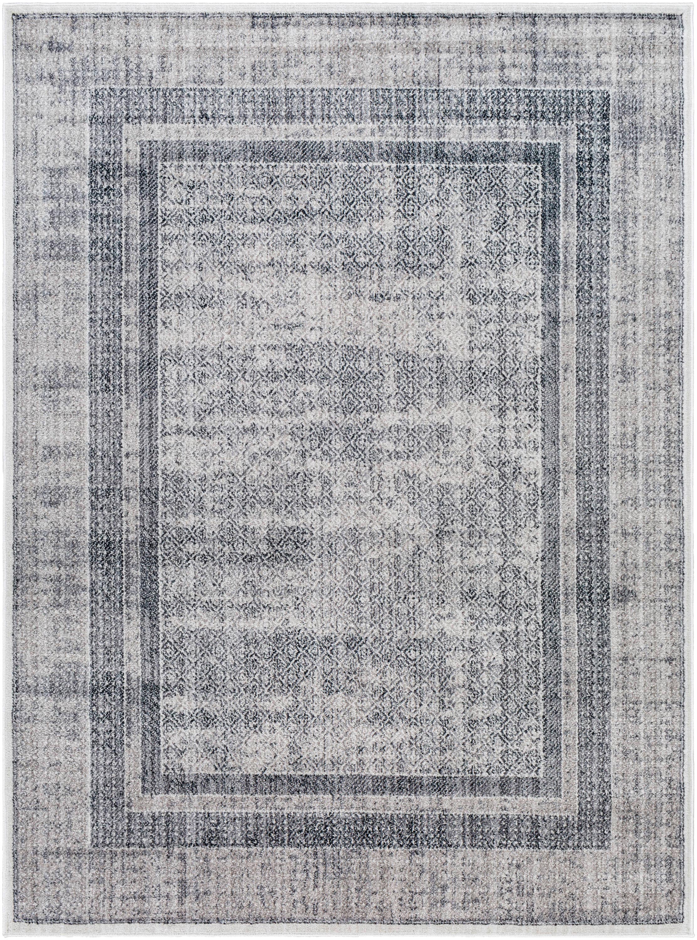 Artistic Weavers ALC2310-71010 Alice 8 X 10 Grey Indoor Border Oriental Area Rug