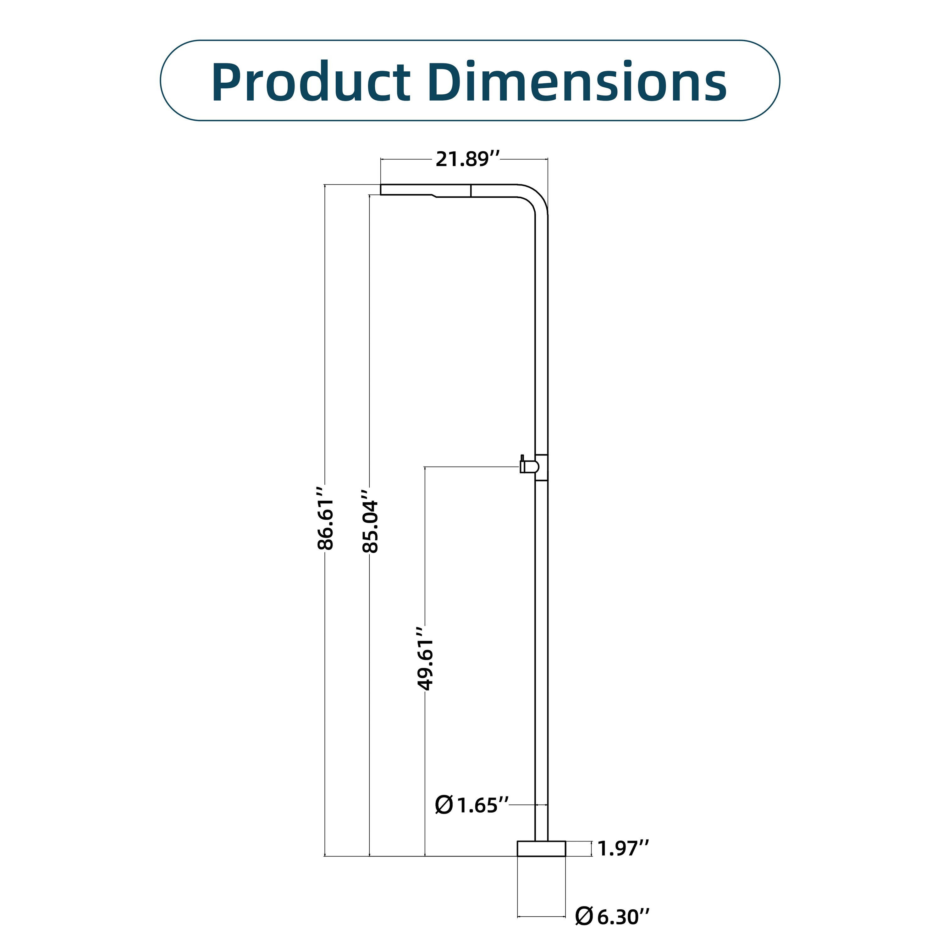 MODLAND MDL1OS33MB6 Outdoor-Showers - View #11
