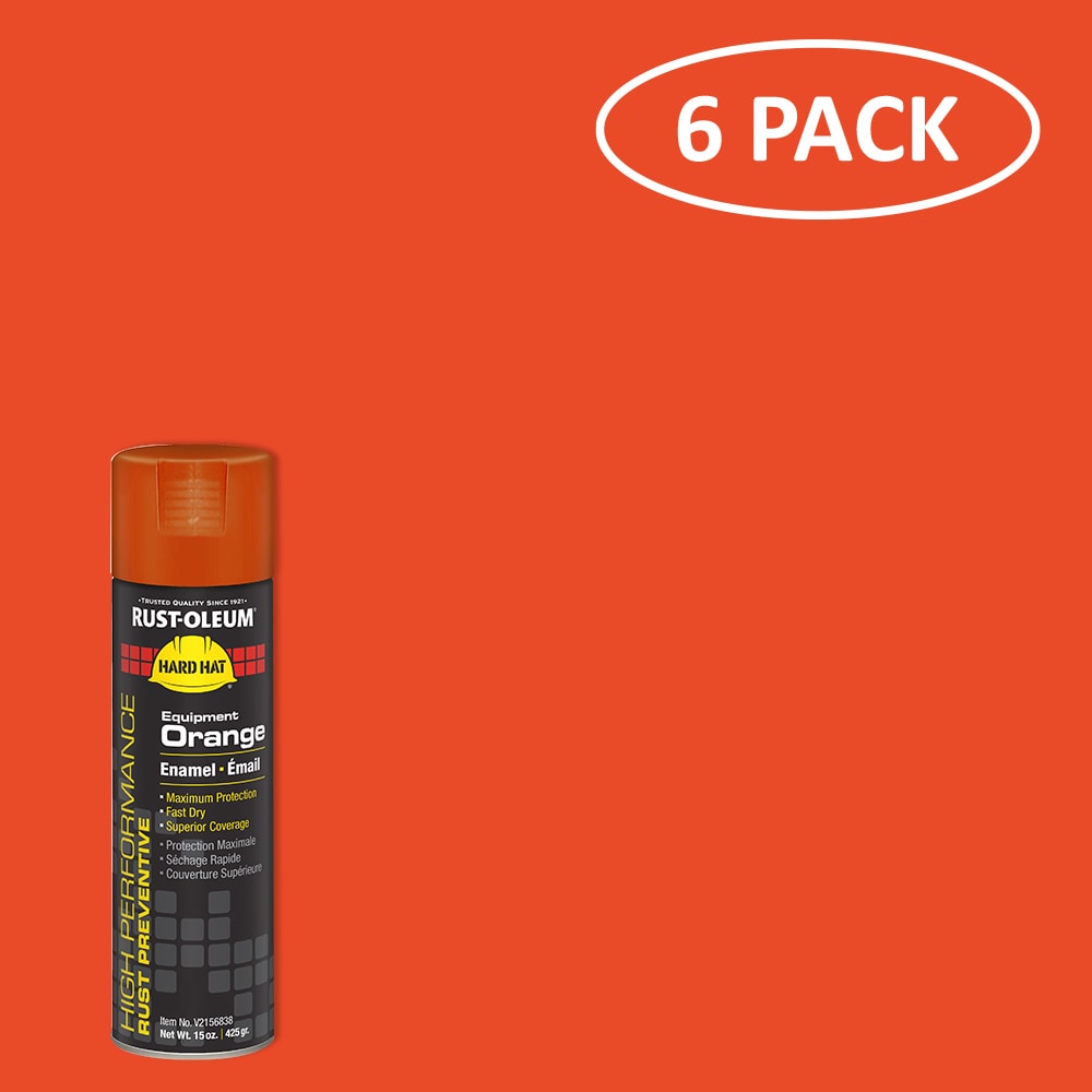 Rust-Oleum Professional Inverted Marking Spray Paint - 2558838, 15 ounce,  Fluorescent Red-Orange