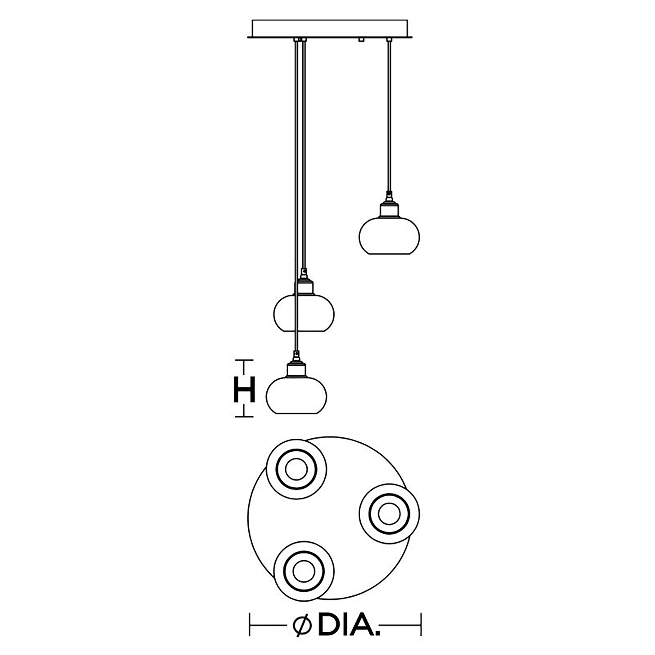 AFX LNYP07MBBKRND3 Pendant-Lights - View #3