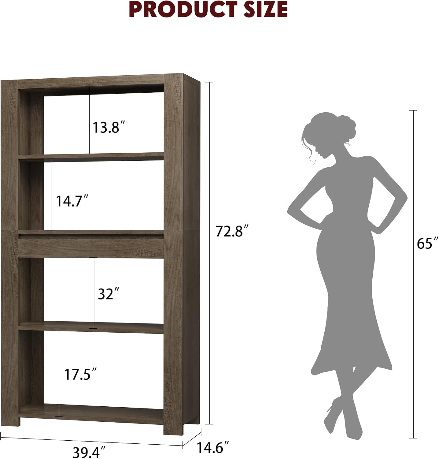 GAOMON CQC-602BHO-HKUN bookcases - View #2