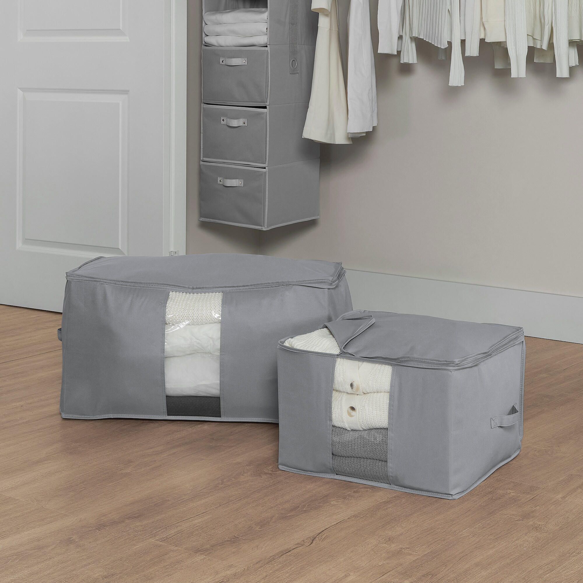 neatfreak Gray Underbed Storage Bag (41-in x 14.5-in x 17.5-in) in