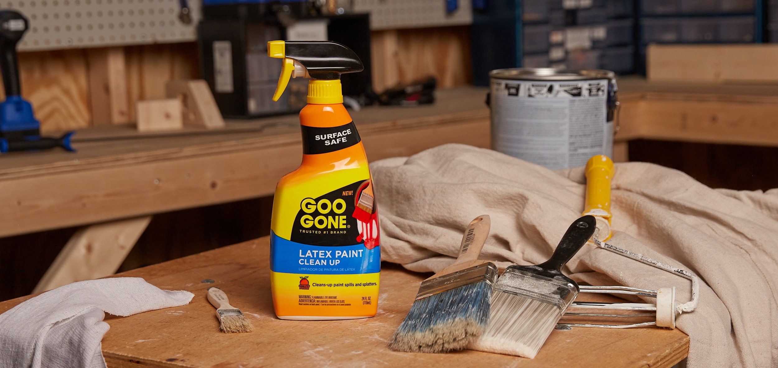 Goo Gone 14 Oz. Paint Clean-Up Dried Paint Remover - S.W. Collins