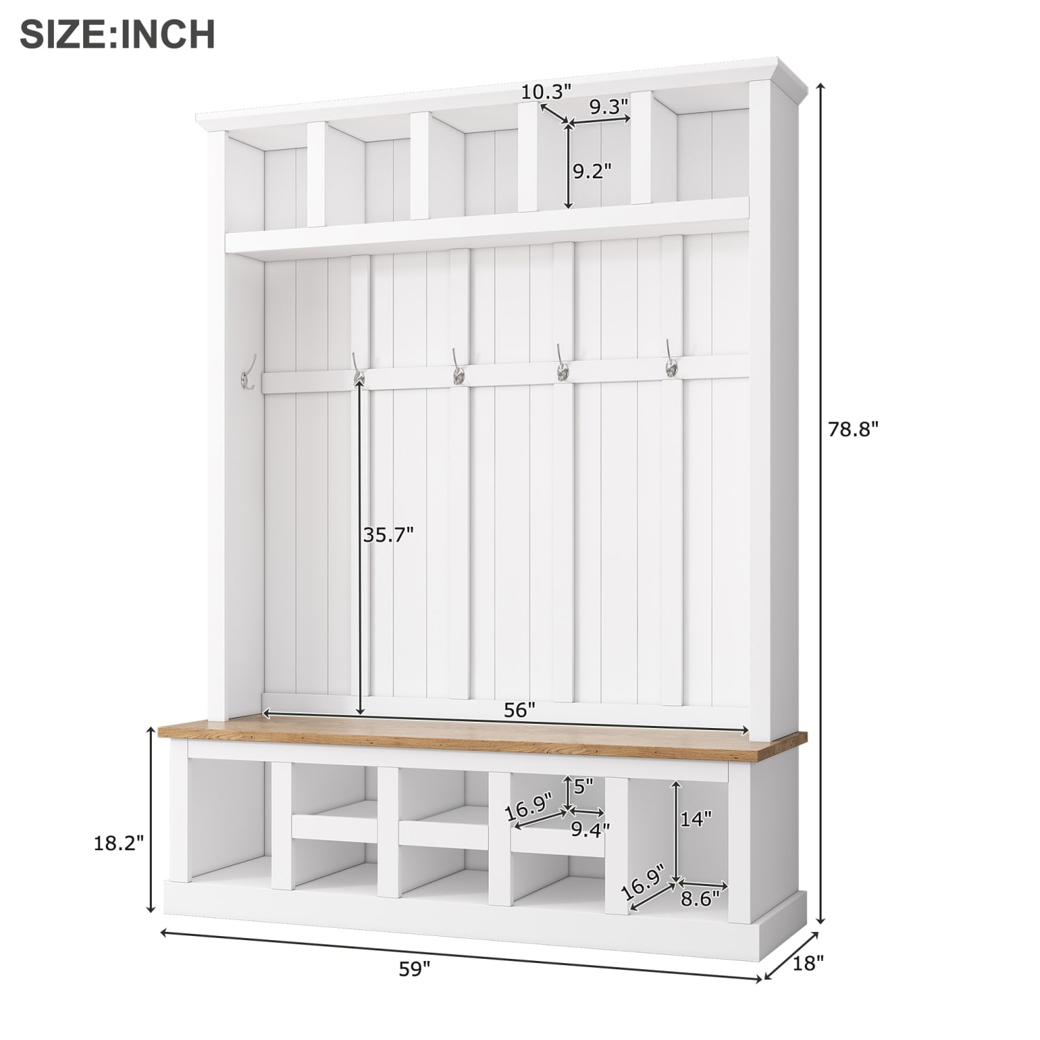 Streamdale Furniture SD000032AAK bench - View #6