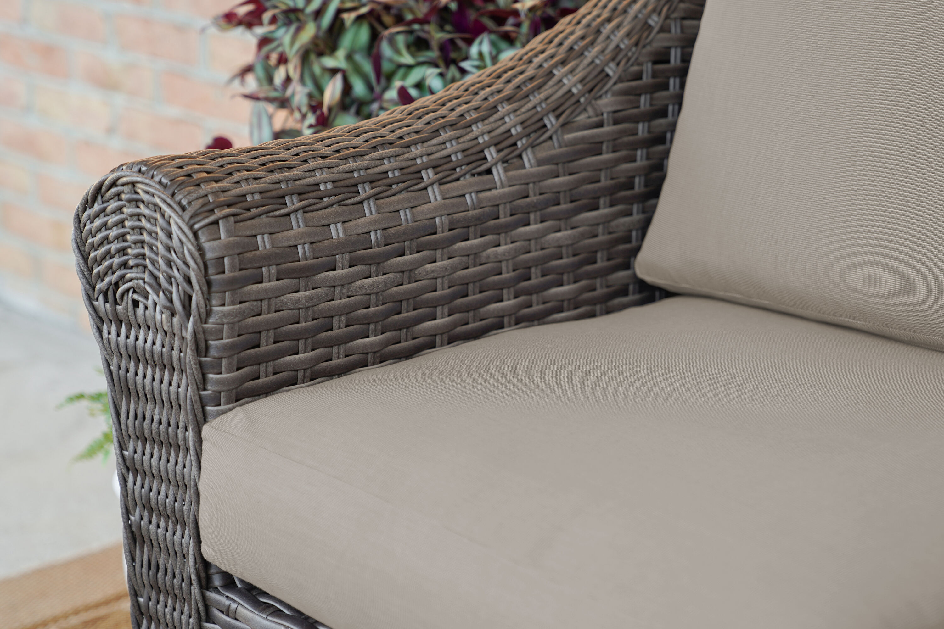 Leisure Made 515562-TAN Patio-Sofas-Daybeds - View #3