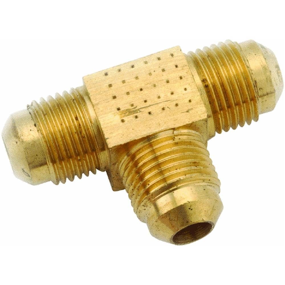 Anderson Metals  754044-05 5/16 in Brass Flare Tee