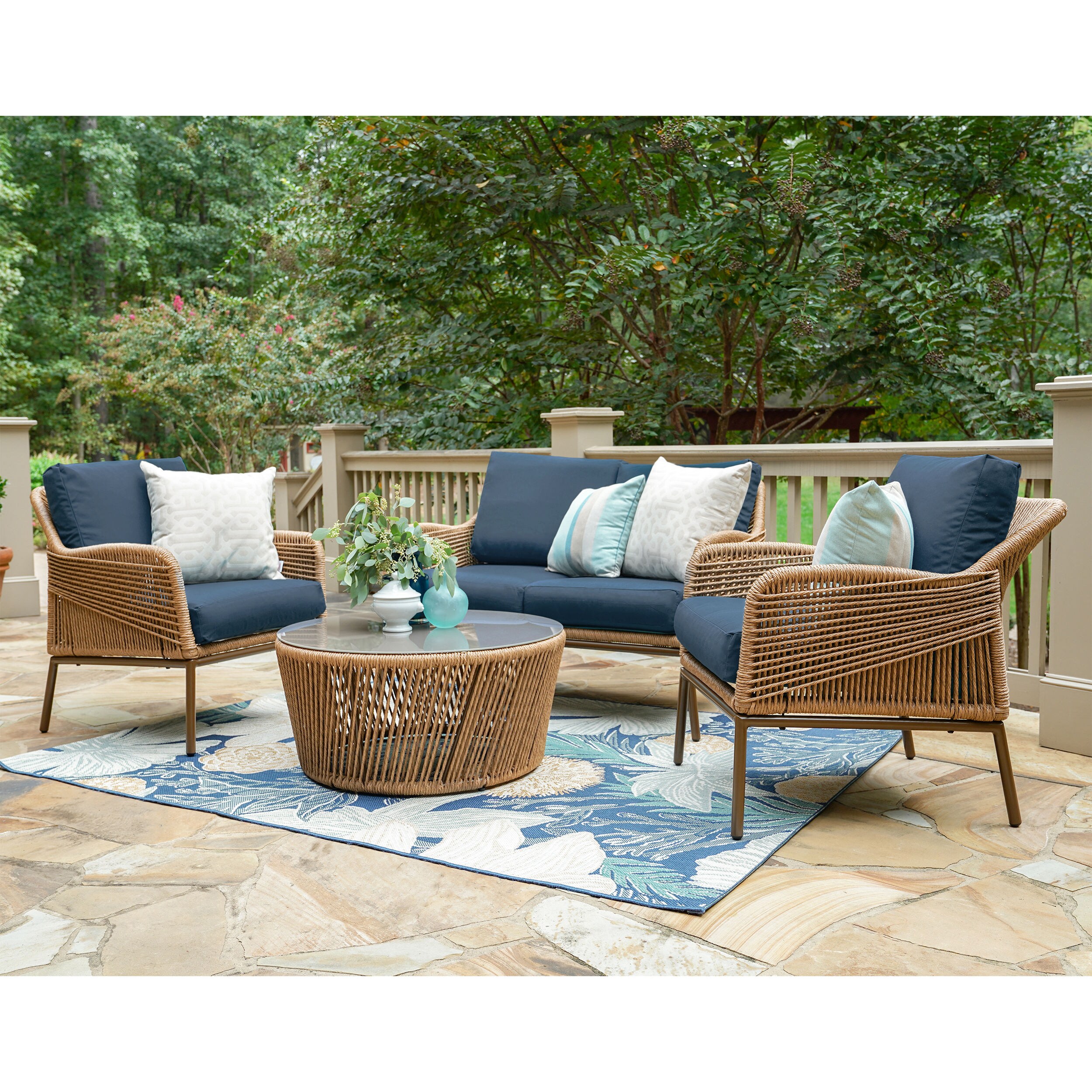 sunbrella patio conversation sets