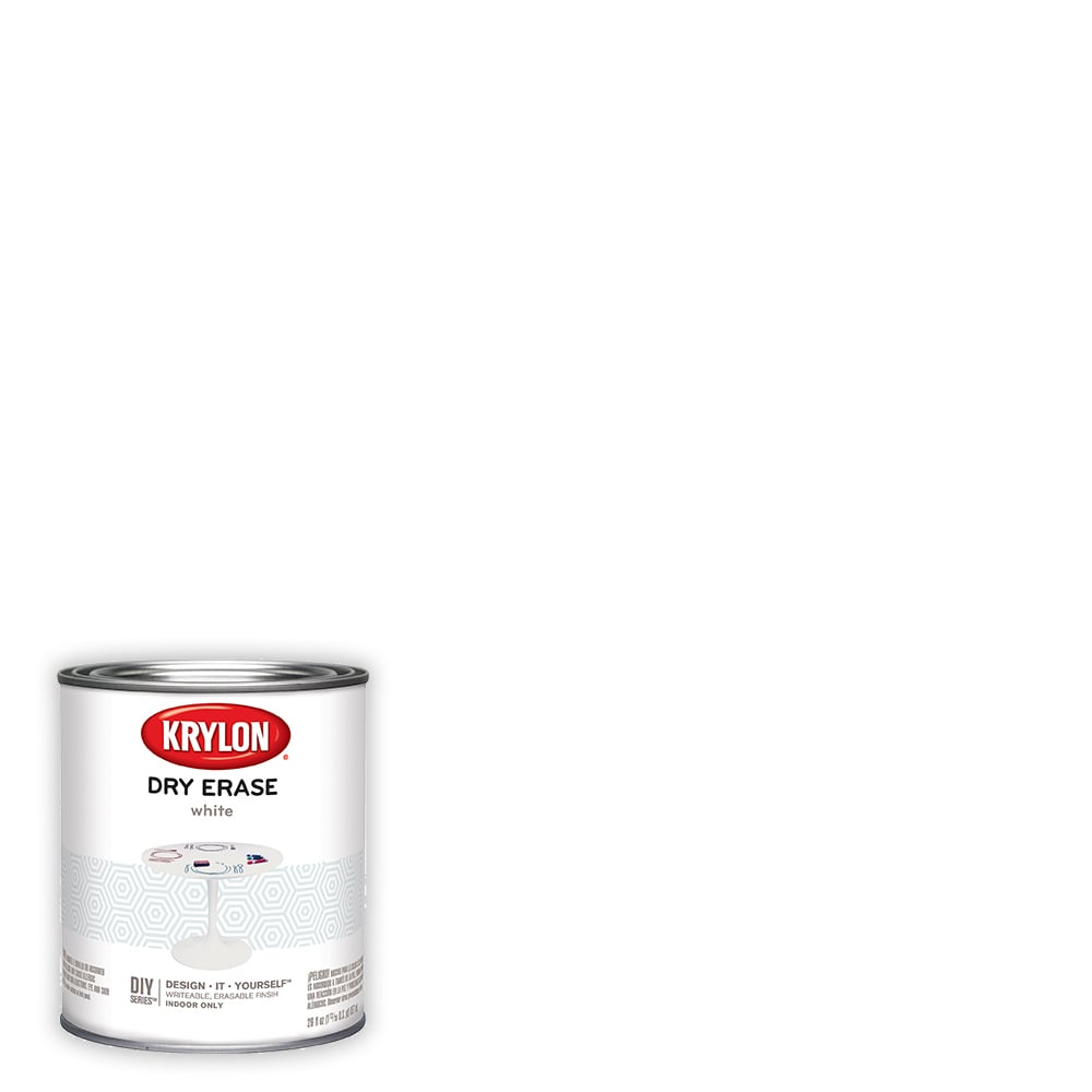 Krylon Dry Erase White Spray Paint, 12 Oz