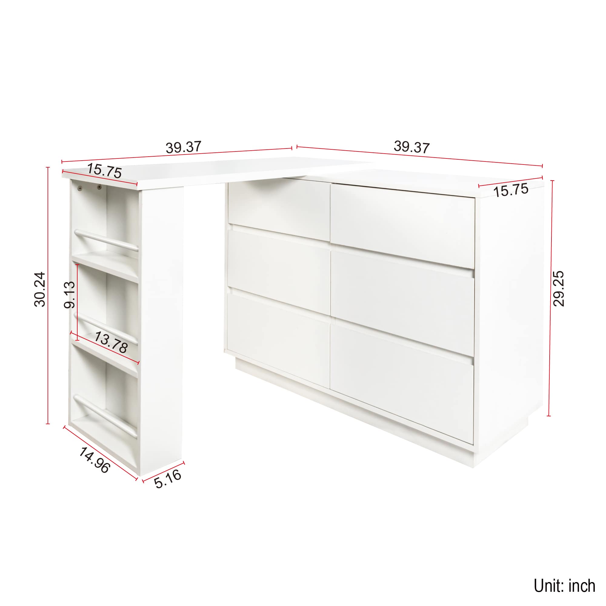 Vynxaria LESX1458-DJDK-ZZ008 desks - View #4