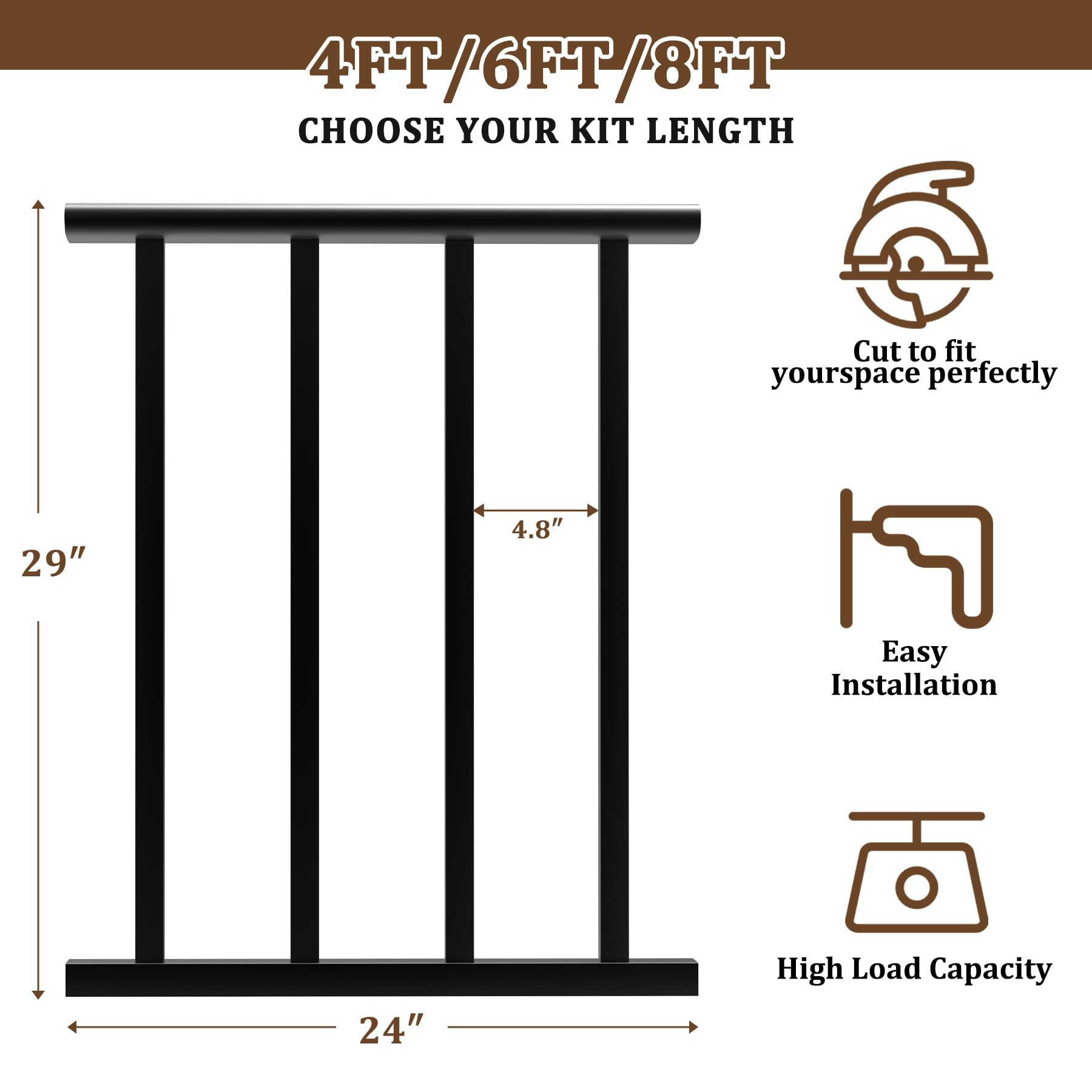 SenQWFa LDC0810Q423 railings - View #3