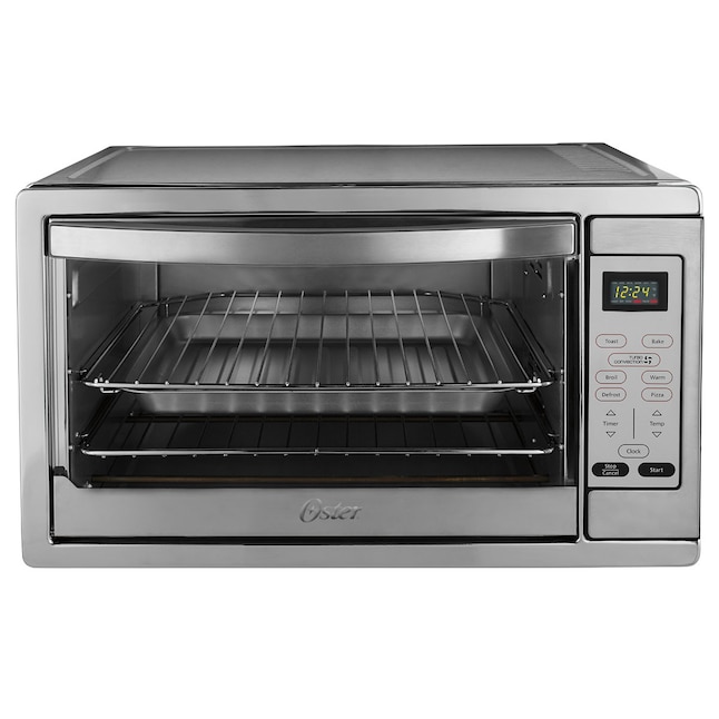 Oster 14-Slice Gray/Silver Convection Toaster Oven (1500-Watt) in