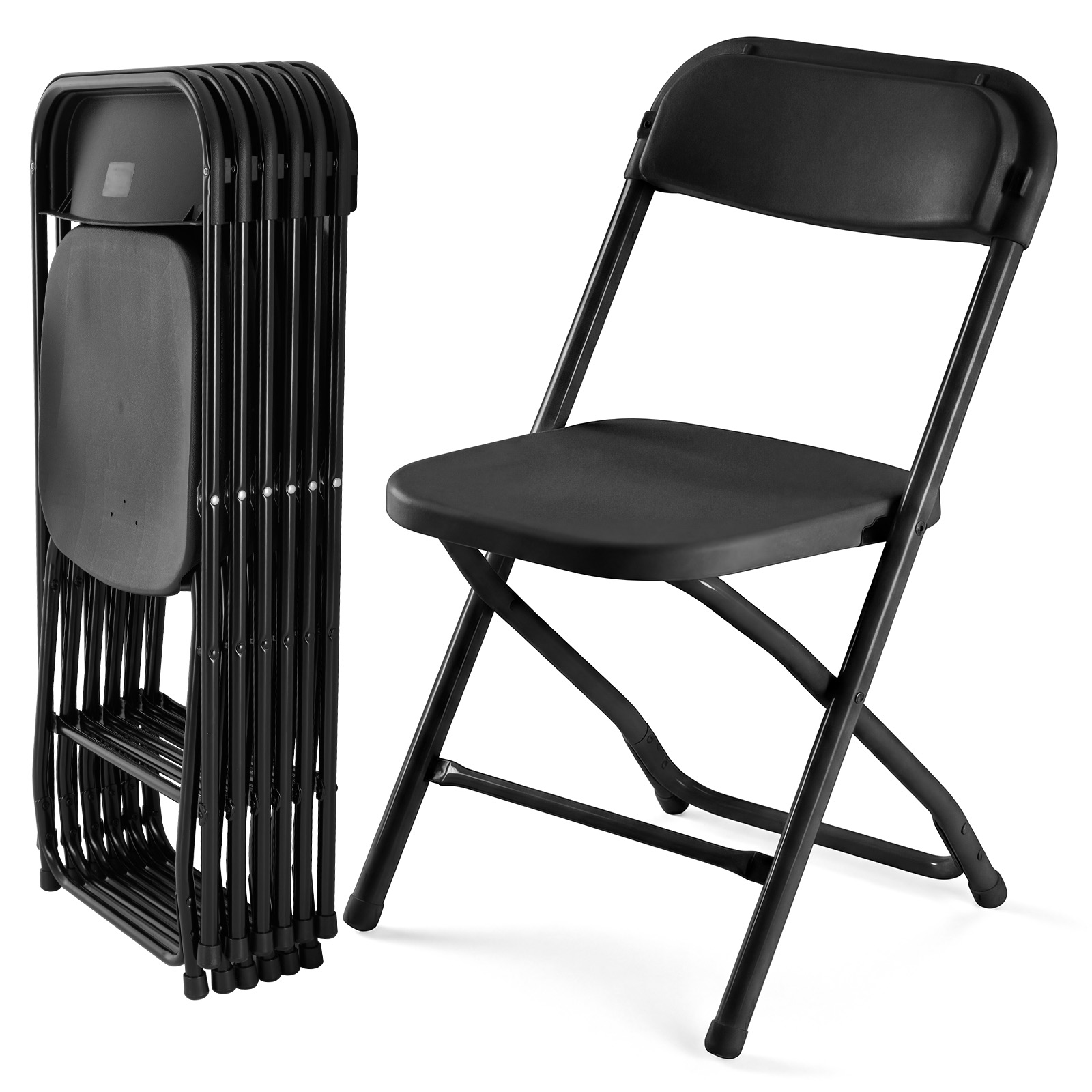 Sweetcrispy 4-Pack Black Commercial/Residential Standard Plastic
