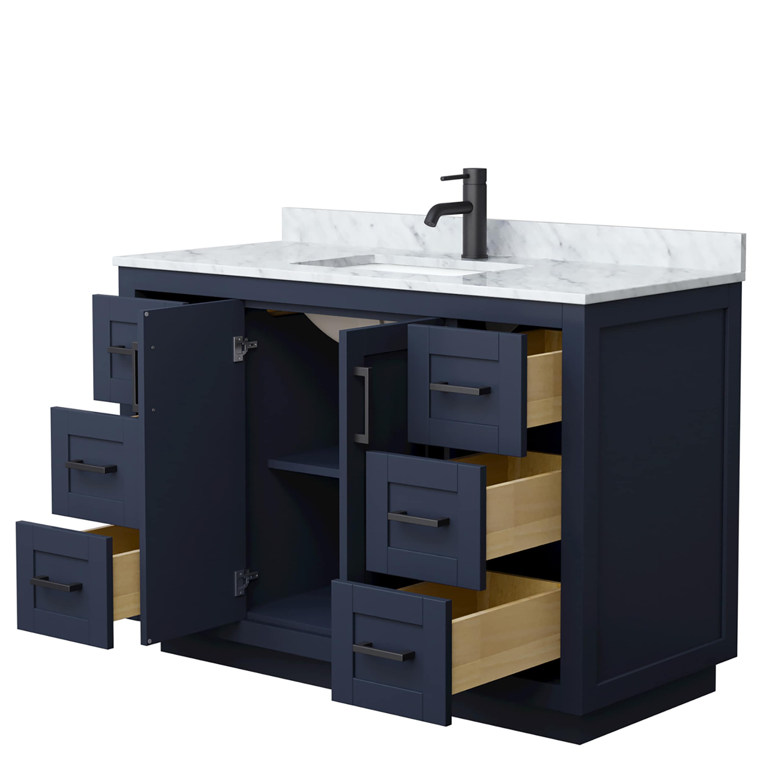 Wyndham Collection WCF292948SBBCMUNSMXX Bath-Vanity-Combo - View #3