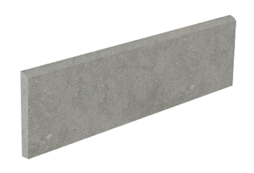 Style Selections Mitte Gray Porcelain Bullnose Tile 3 In X 12 In In The Accent Trim Tile Department At Lowes Com