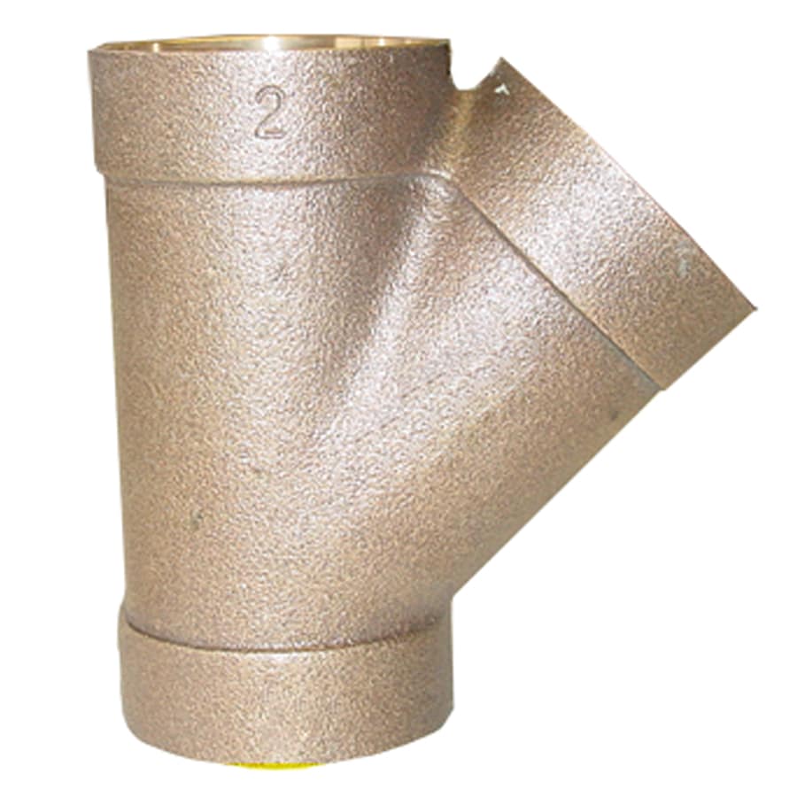  140806 1/2-in x 1/2-in 45-Degree Copper Wye Fittings