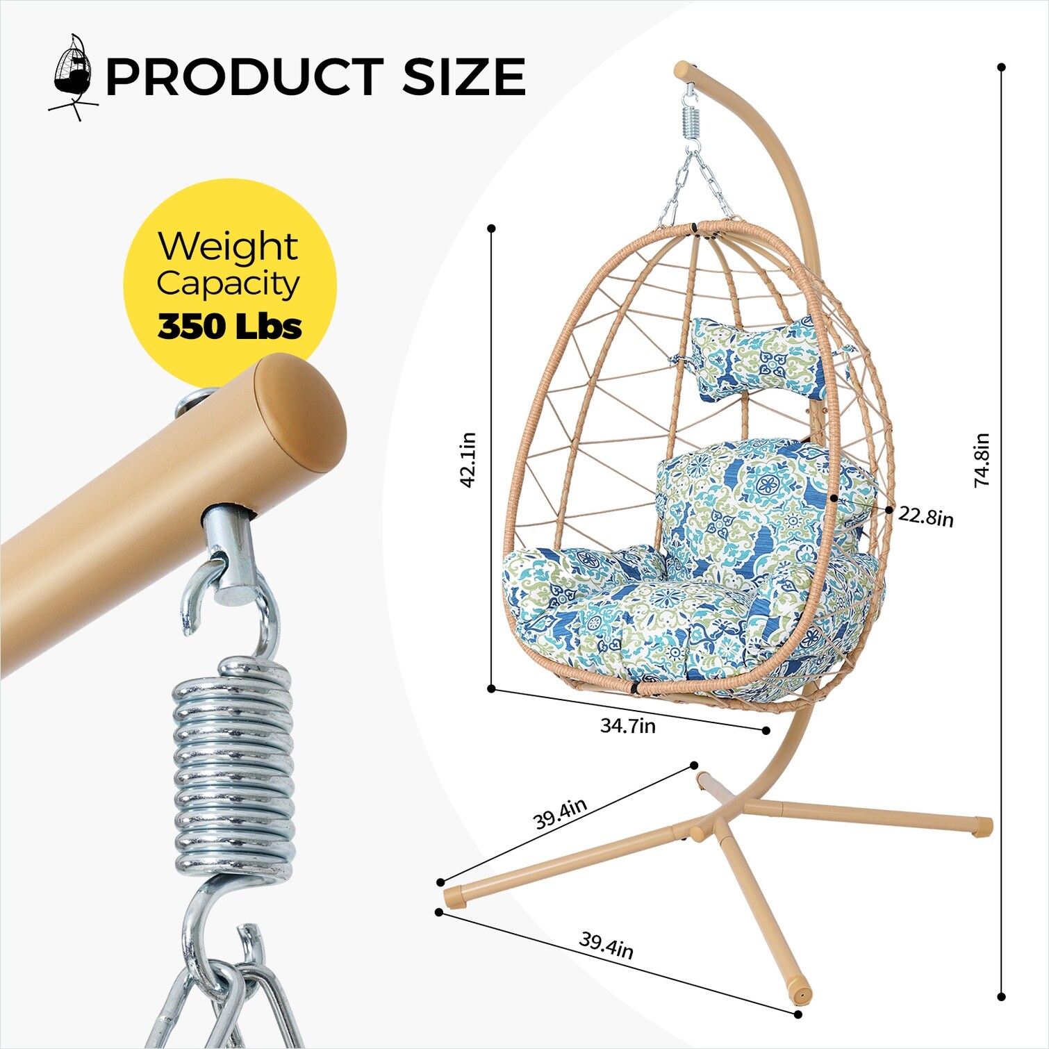 Watnature L7EB09JGT54N Patio-Chairs - View #3