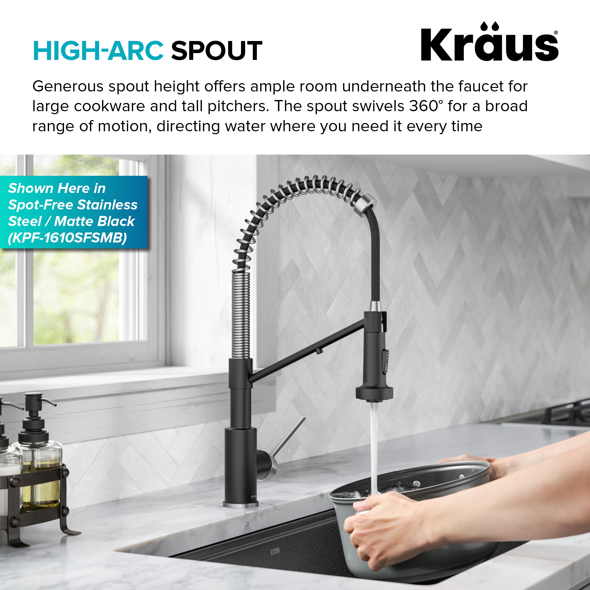 Kraus KFF-1610BBMB Kitchen-Faucets - View #13