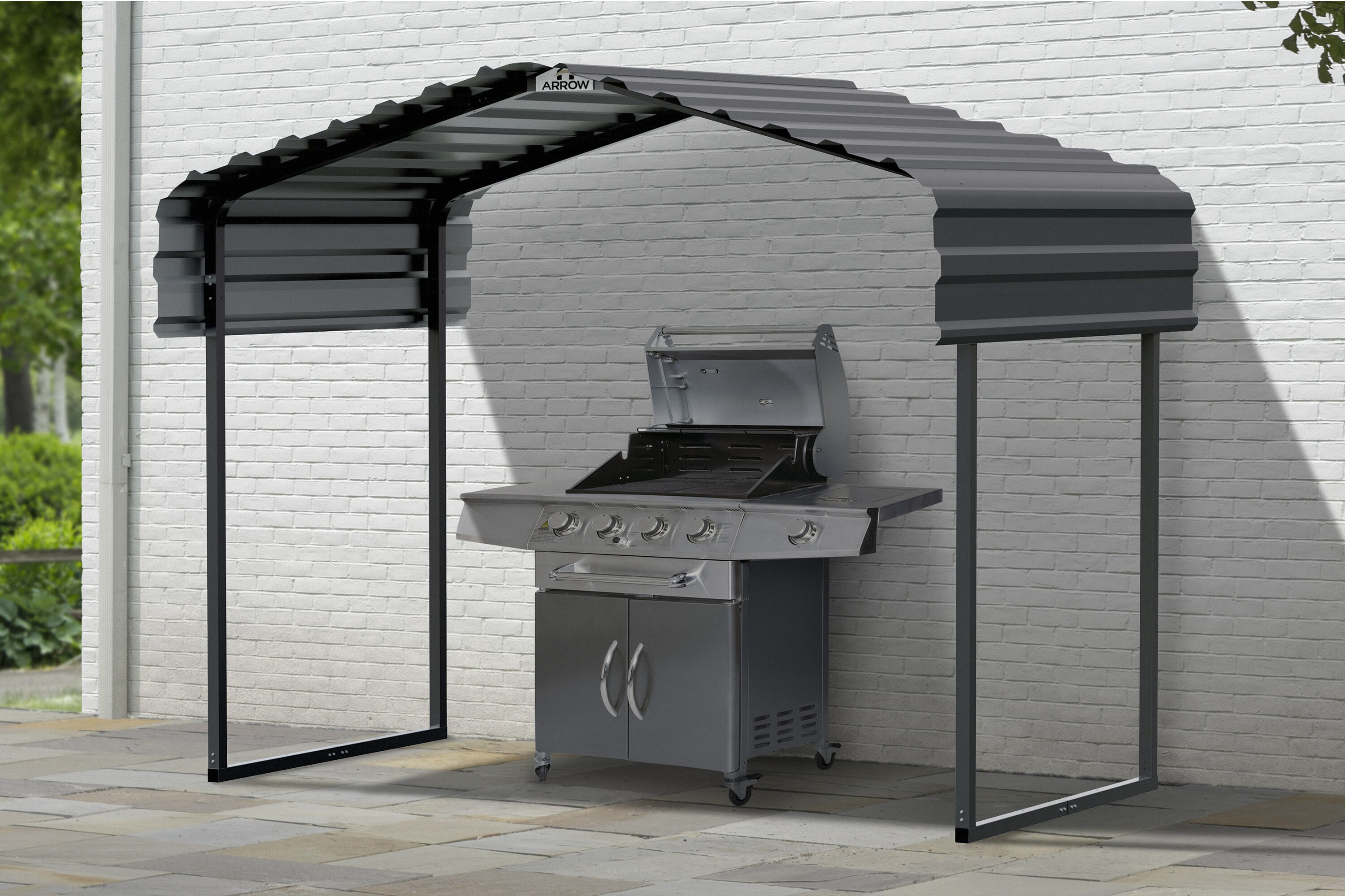 Arrow CPHC100607DS Carport-Covers - View #8
