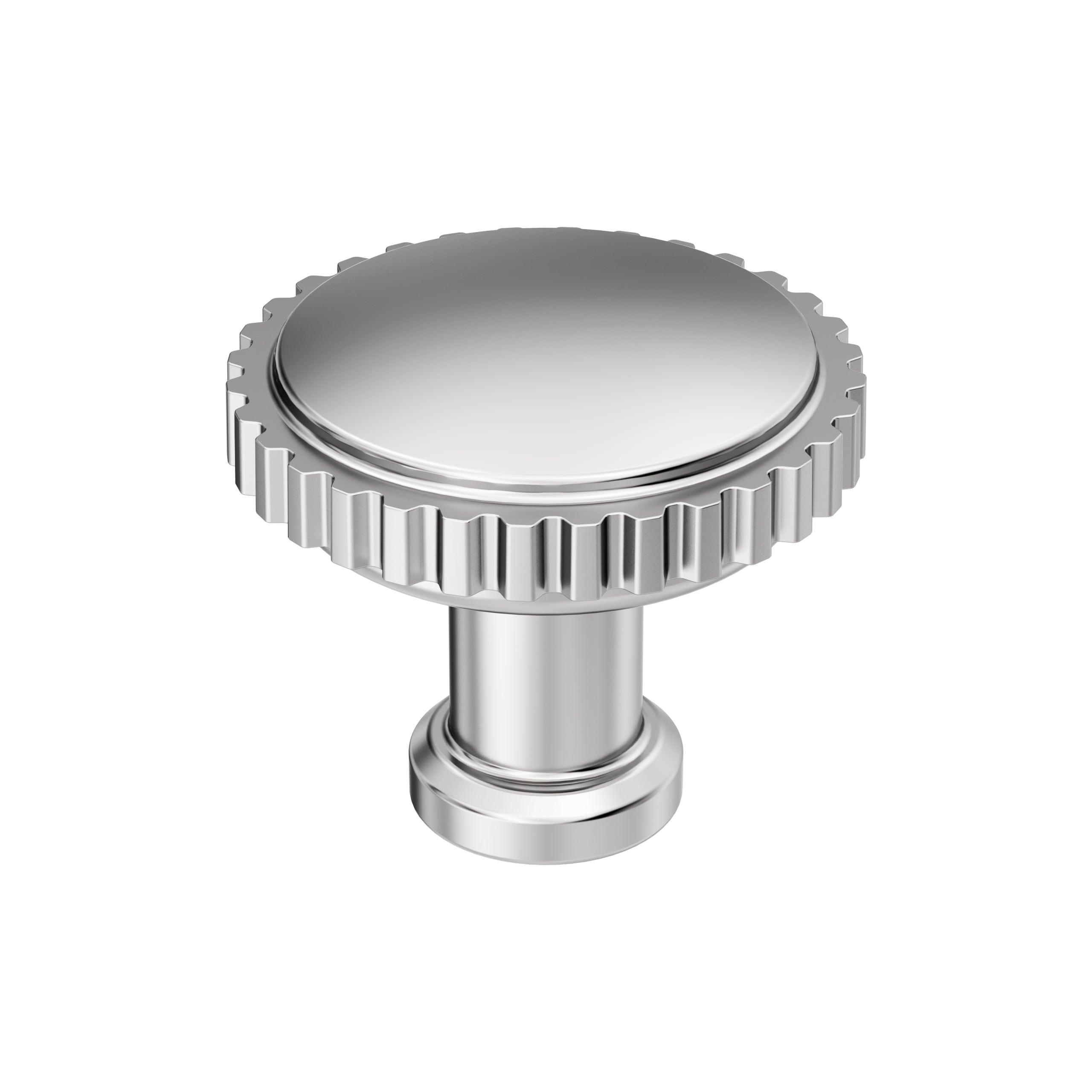 Amerock BP3780026 Farewind 1-1/4-in Polished Chrome Round Transitional Cabinet Knob