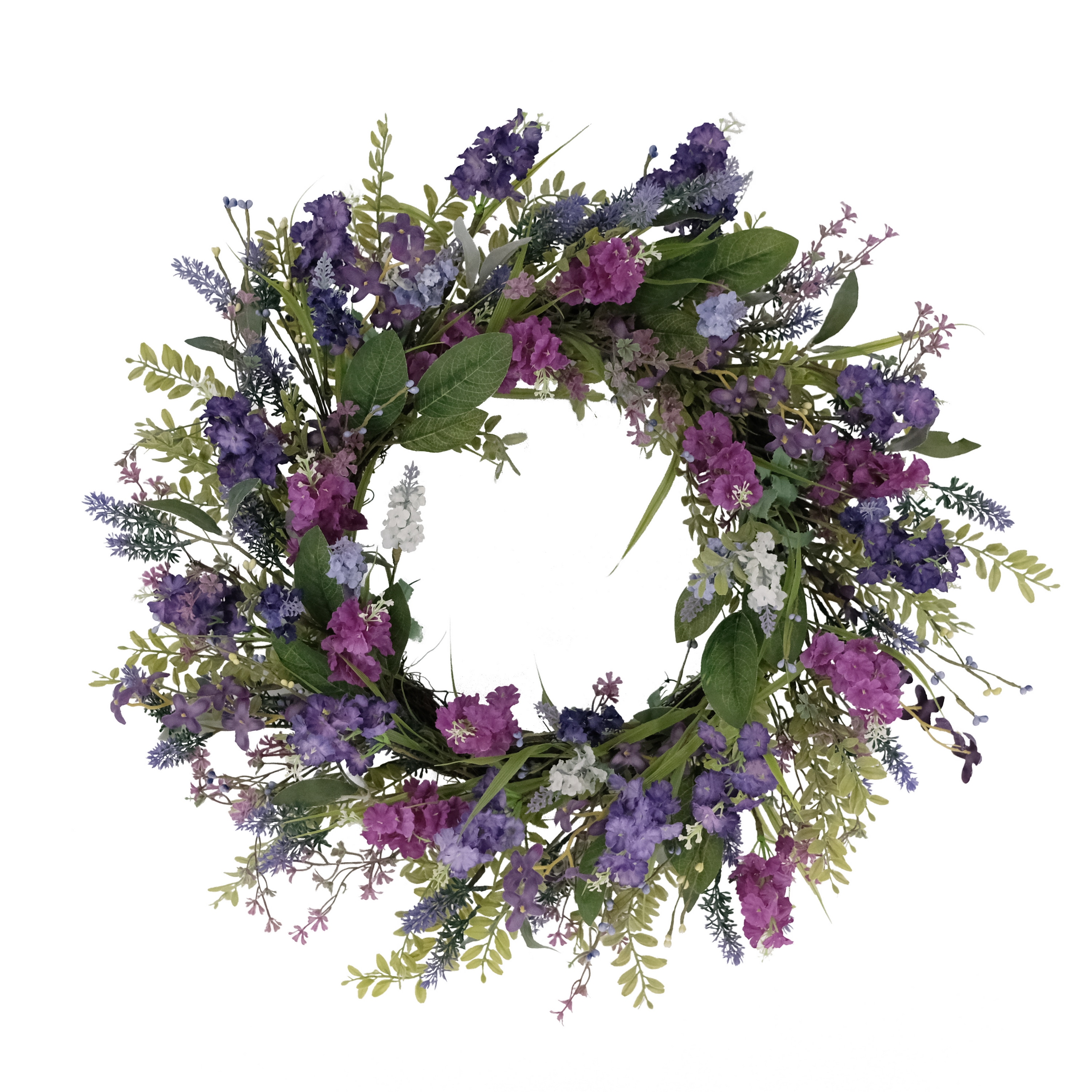 Puleo International 1386A-W24 24-in H Any occasion Hanging decoration Wreath