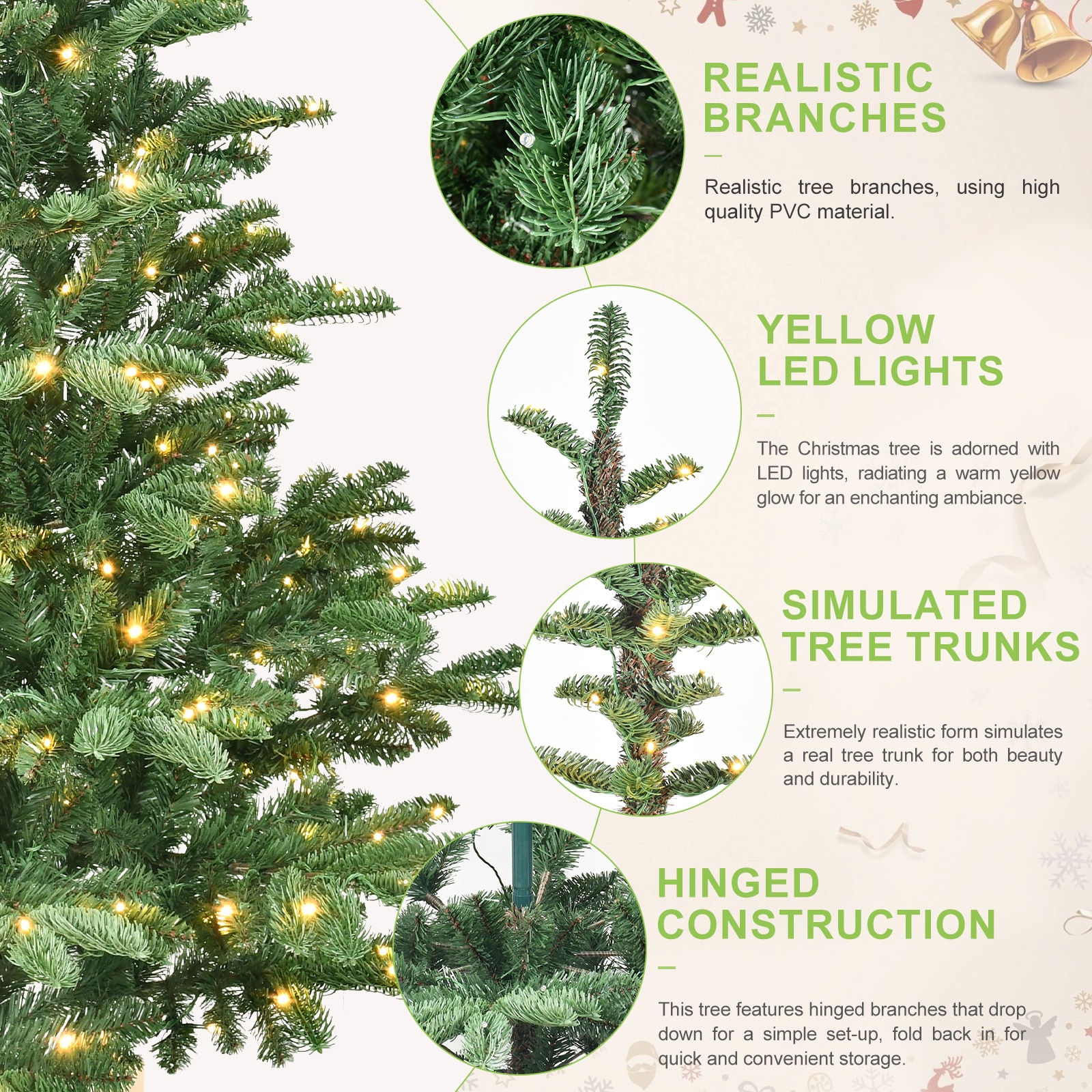 Choco Moon 4773128394523 Artificial-Christmas-Trees - View #2