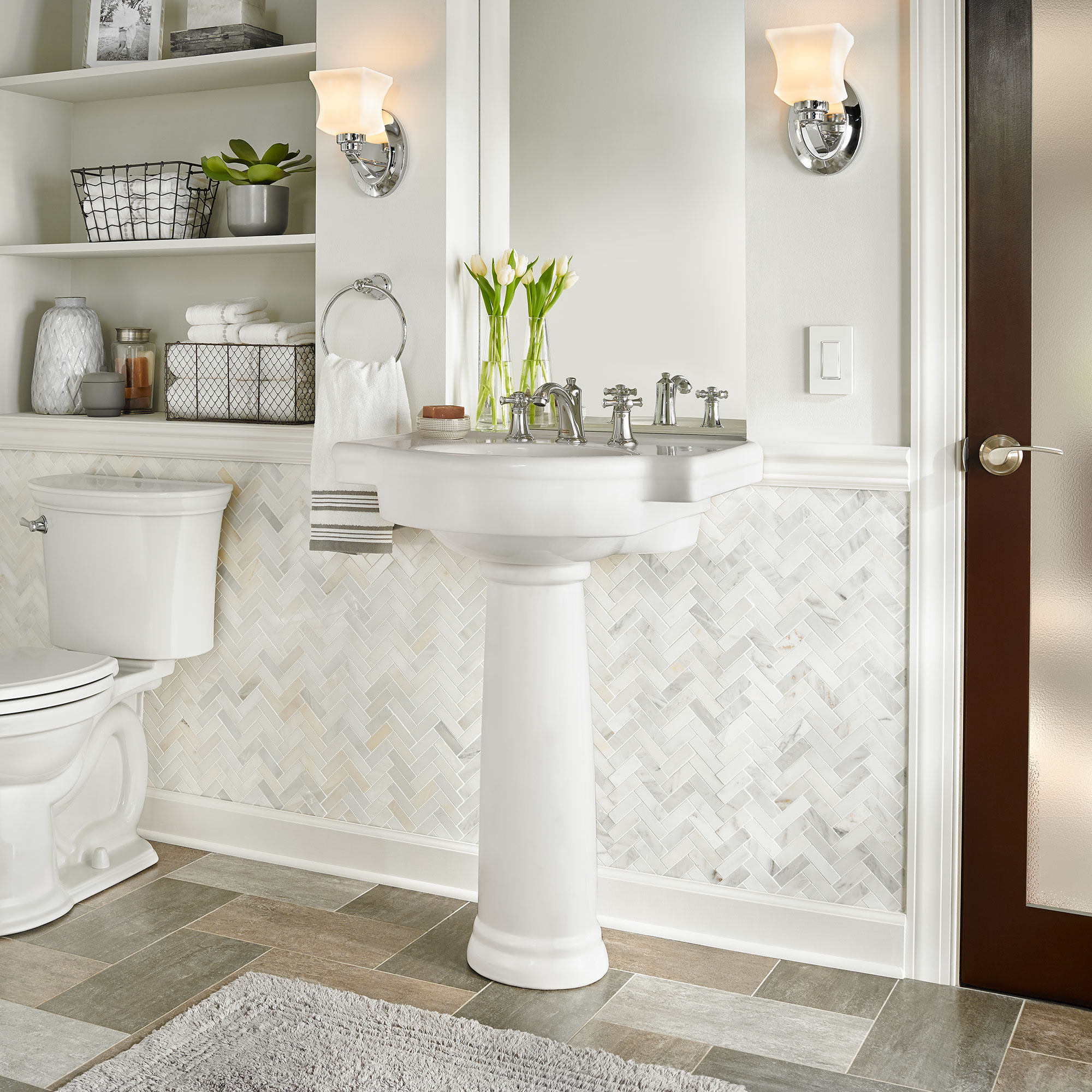 American Standard 0282008.020 Complete-Pedestal-Lavatories - View #4