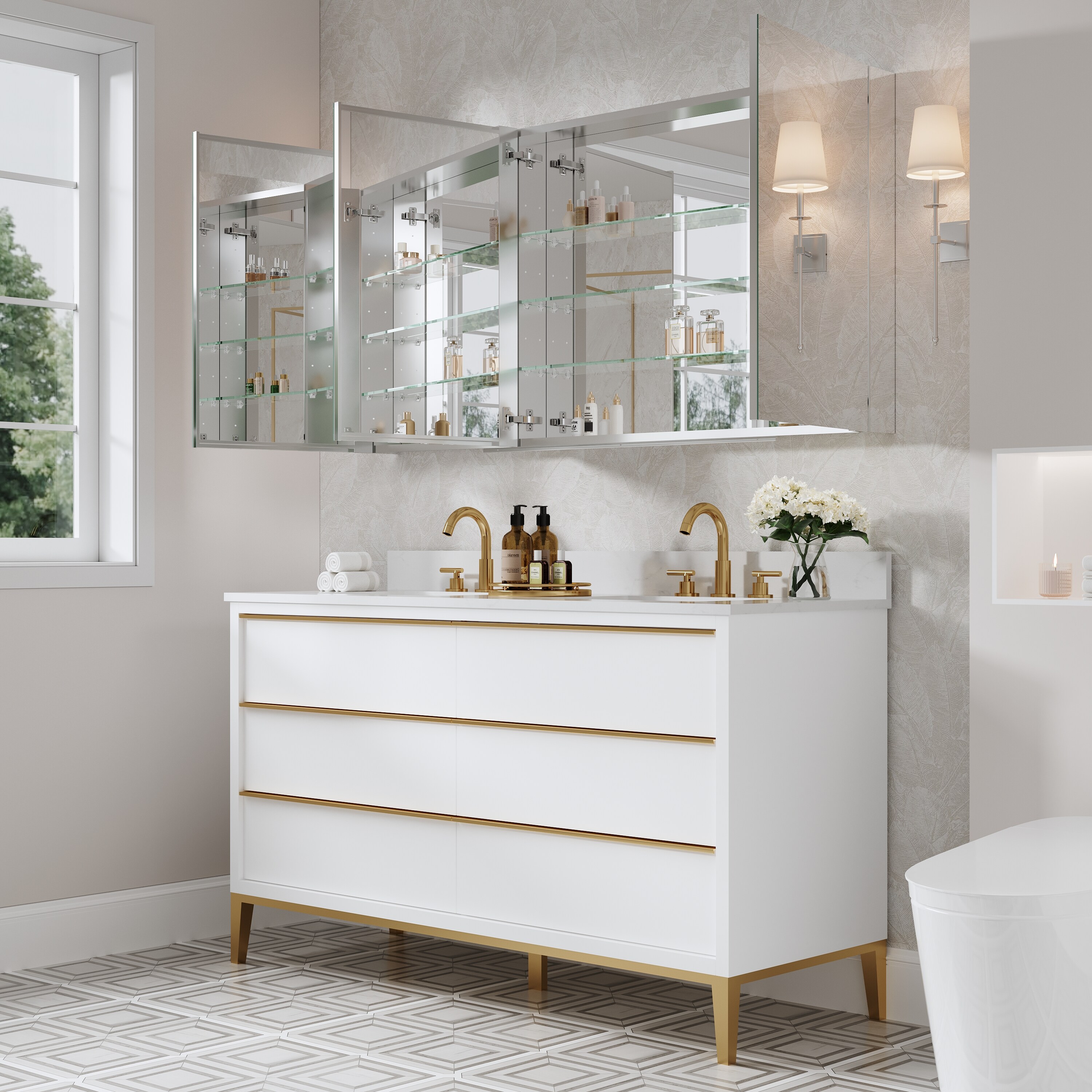 WELLFOR EX-4MC2432L Bathroom-Medicine-Cabinets - View #12