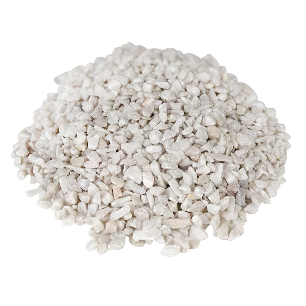 The Gravel Company Decorative landscape gravel 04cu ft White Gravel in  the Landscaping Rock department at Lowescom