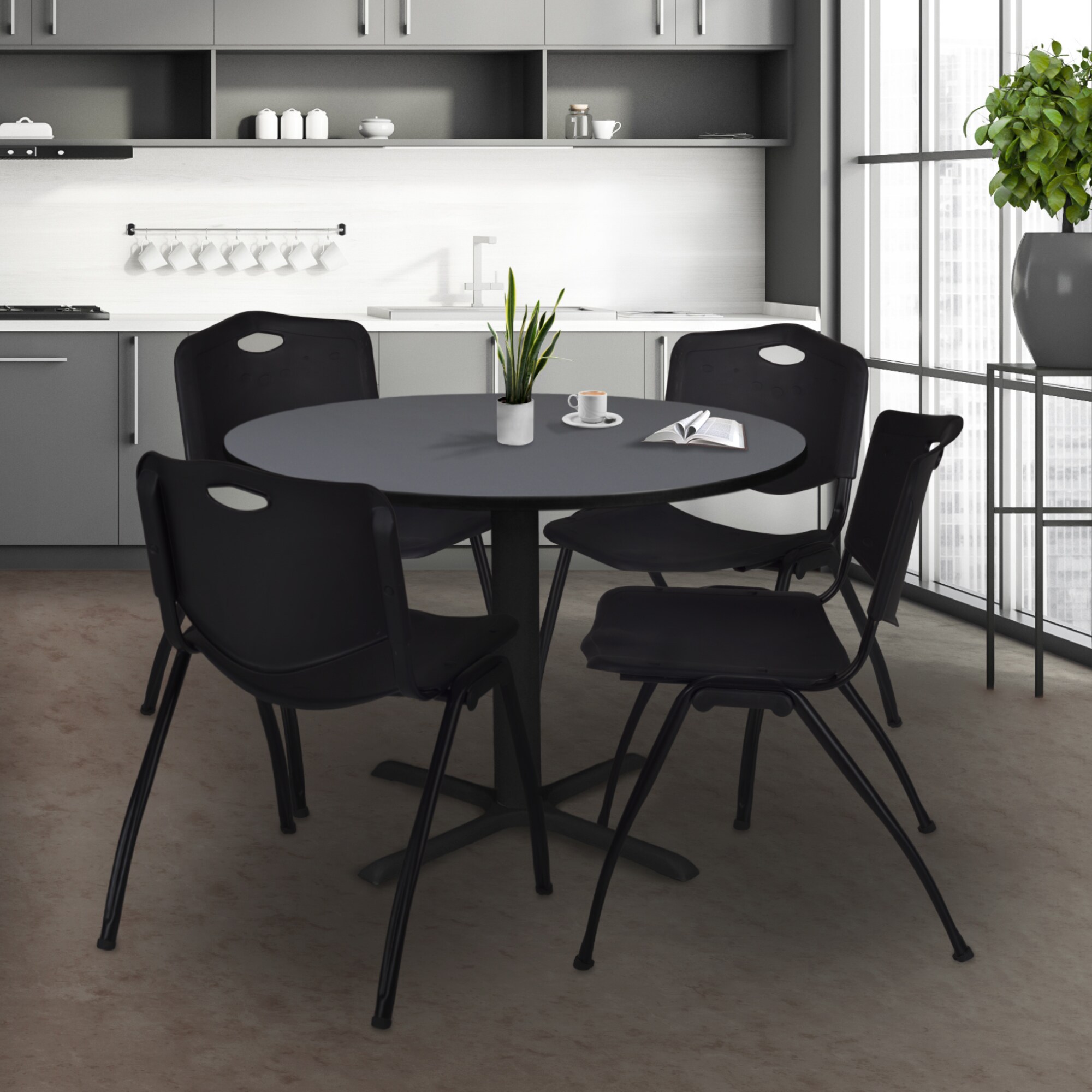 Regency TB48RNDGY47BK Office-Tables - View #9