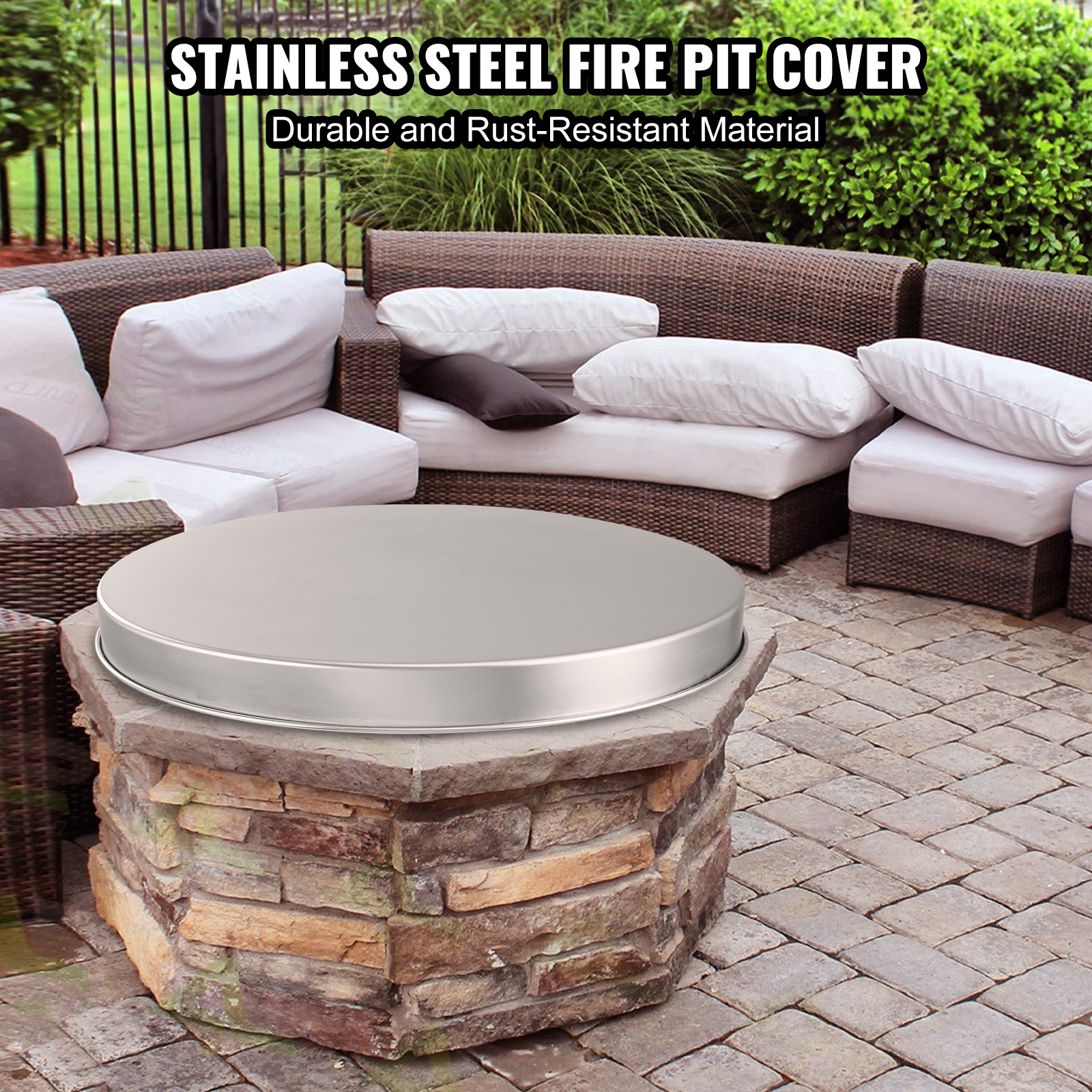 VEVOR HKWZ304BXGYPGMJP5V0 Fire-Pit-Covers - View #3