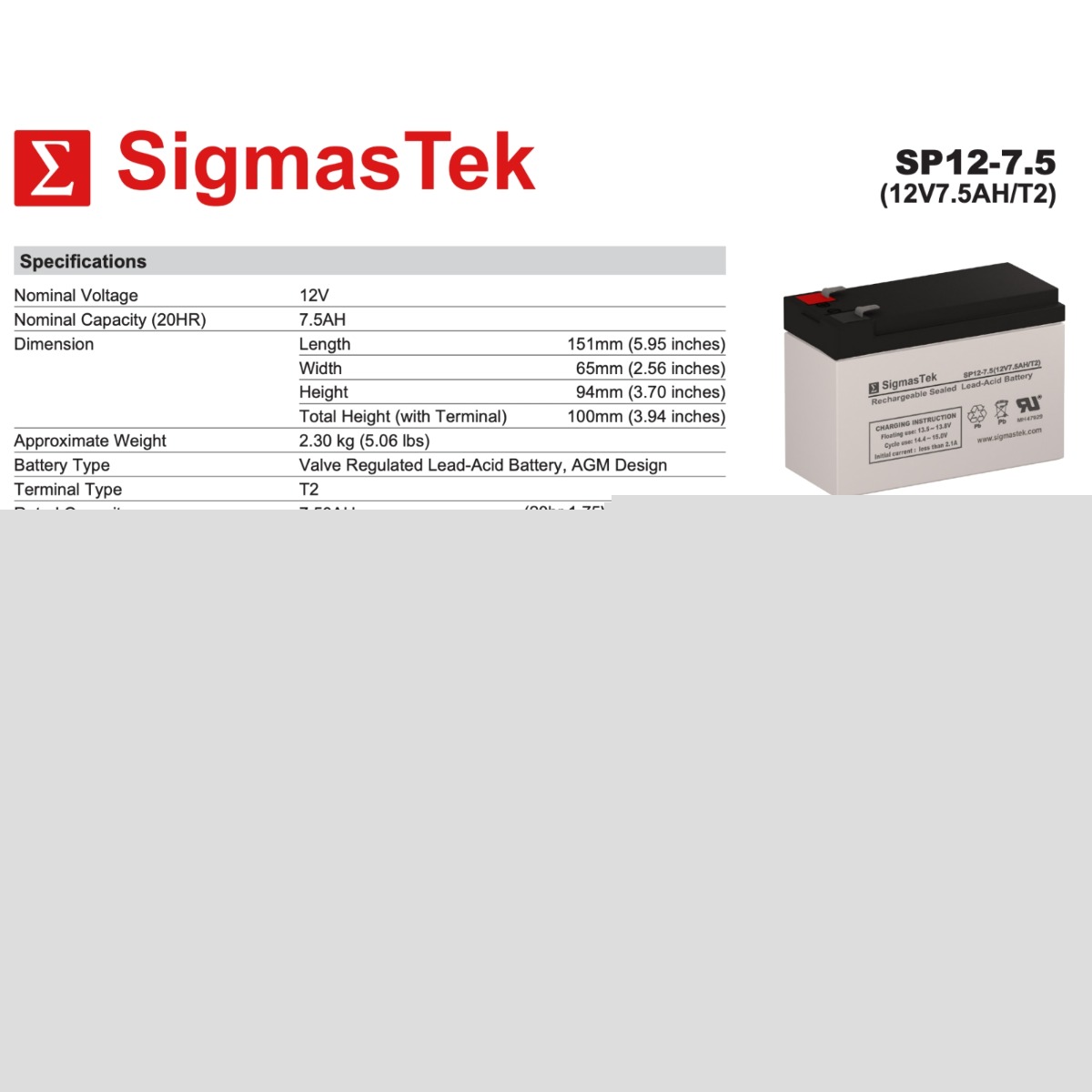 SigmasTek 652029386421 Device-Replacement-Batteries - View #3