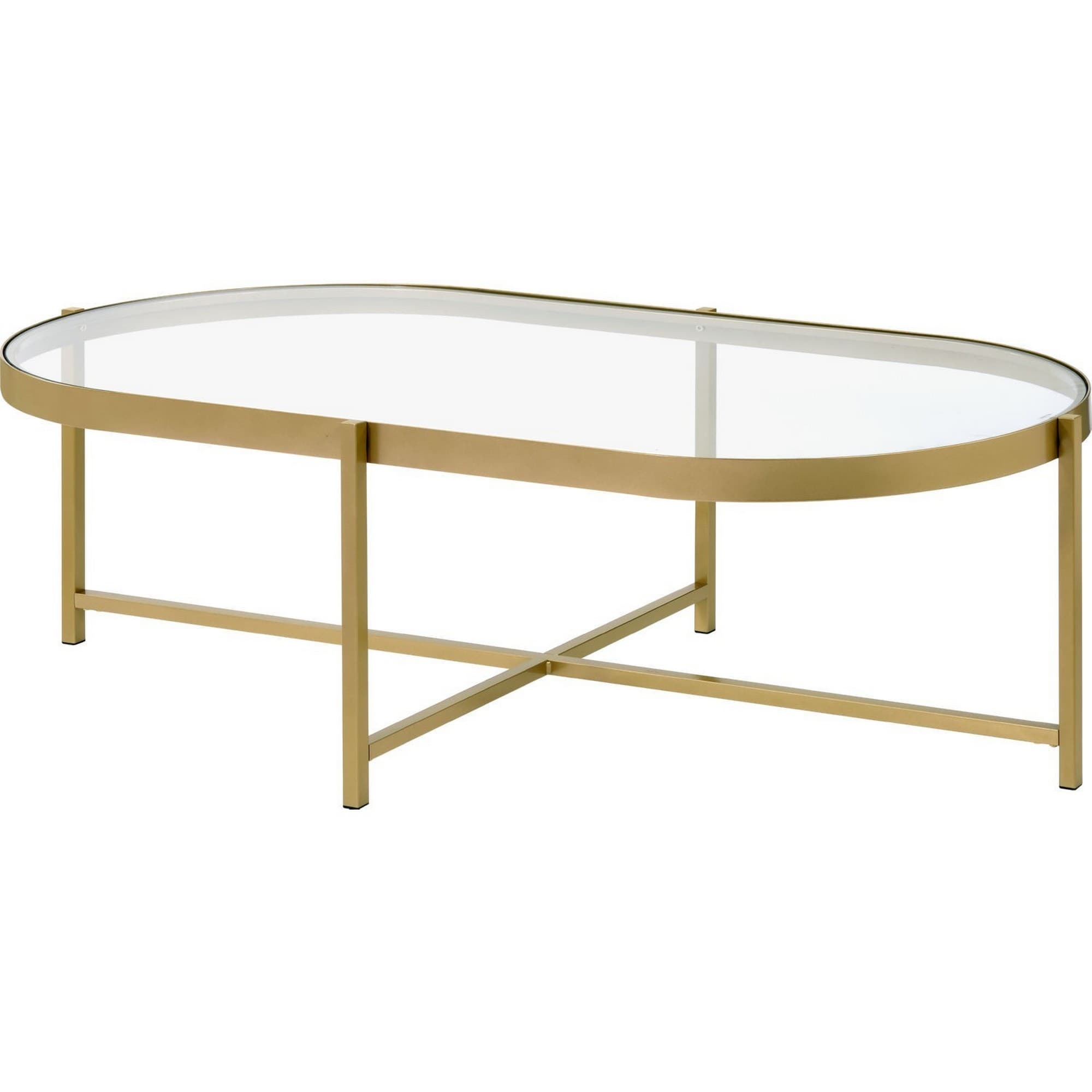 Benzara BM250407 Metal Modern Coffee Table