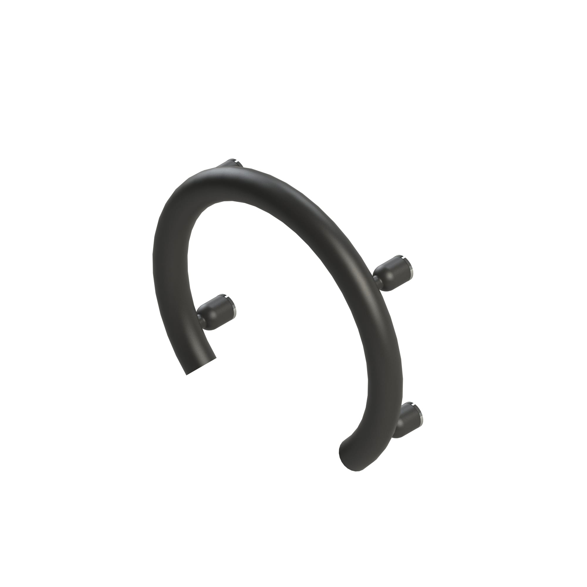 Invisia INV-ACR-BLK 8-in Oil Rubbed Bronze Wall mount ADA Compliant Grab Bar ( 500-lb Weight Capacity )